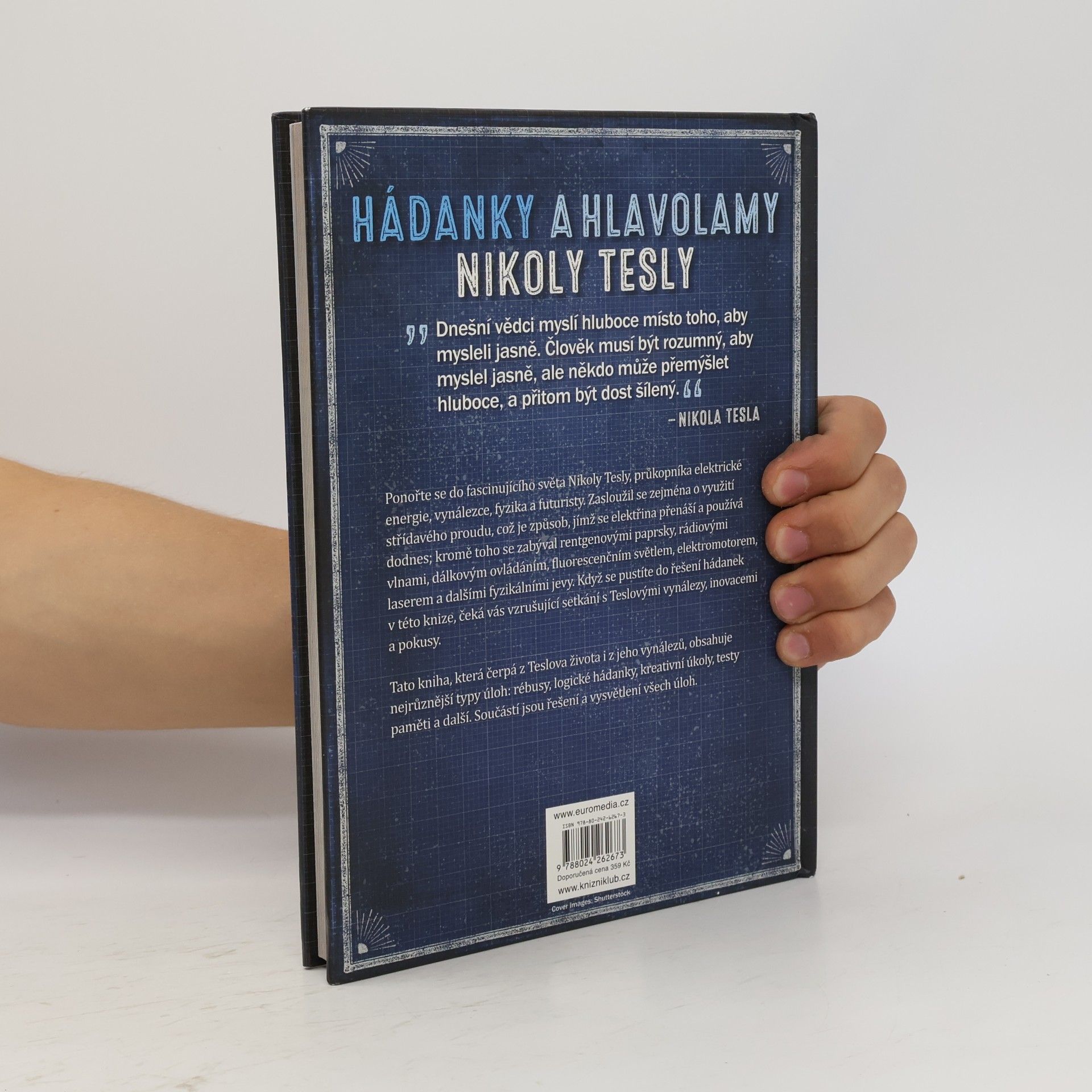 Richard Wolfrik Galland Hádanky a hlavolamy Nikoly Tesly. Elektrizující sbírka úloh, šifer a hádanek
