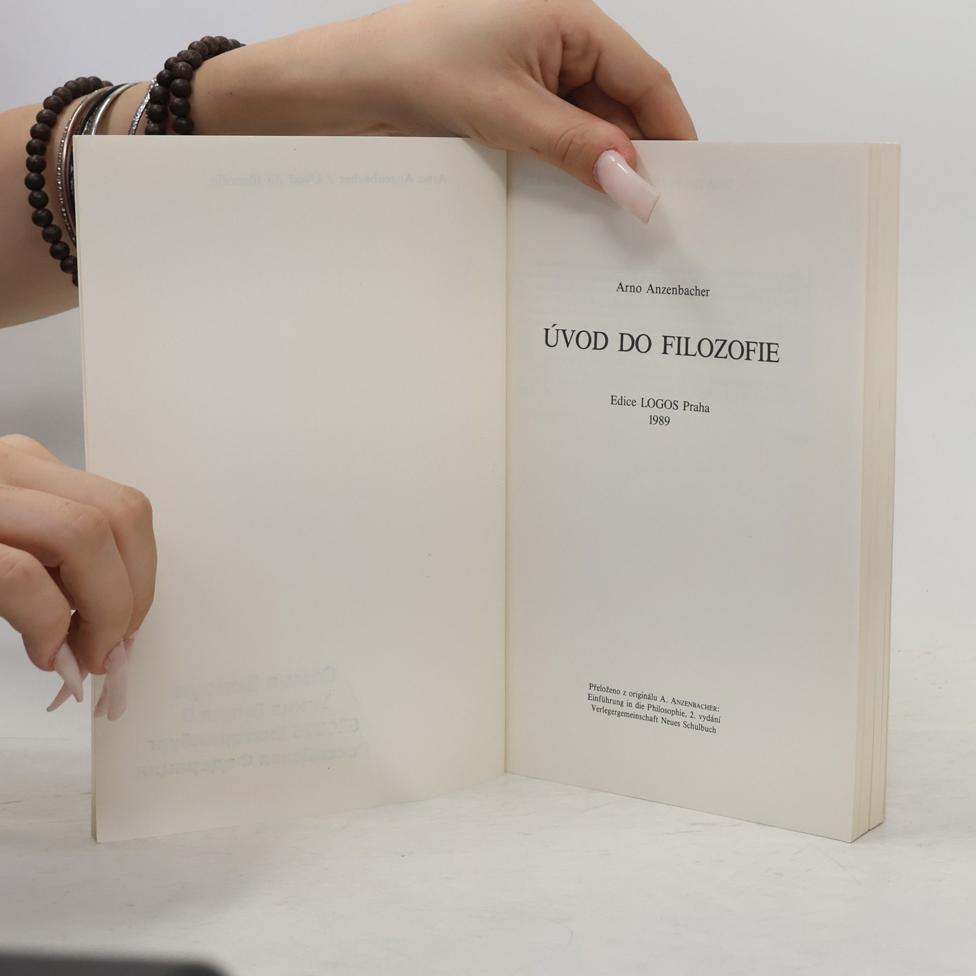 Arno Anzenbacher Úvod do filozofie