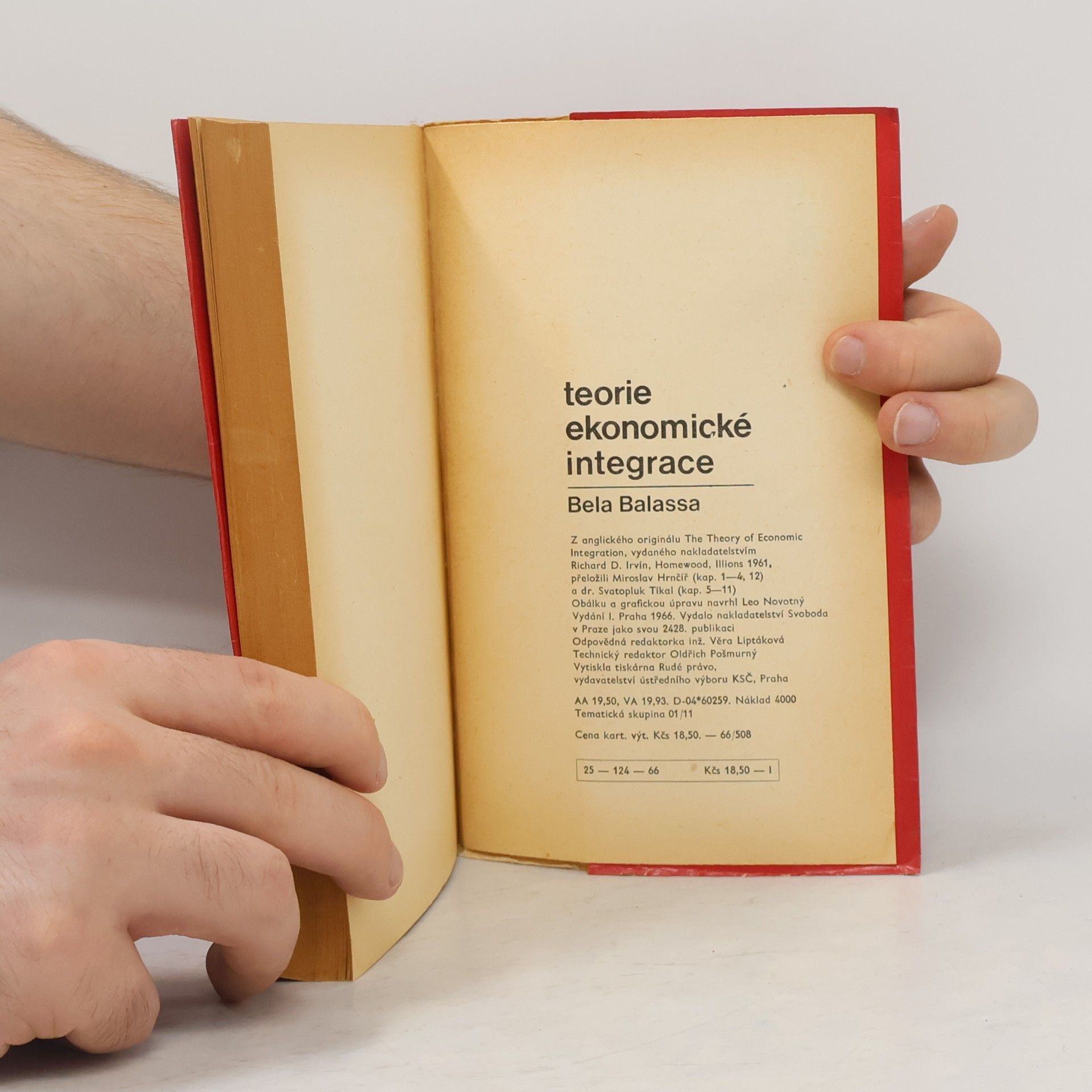 Bela Balassa Teorie ekonomické integrace