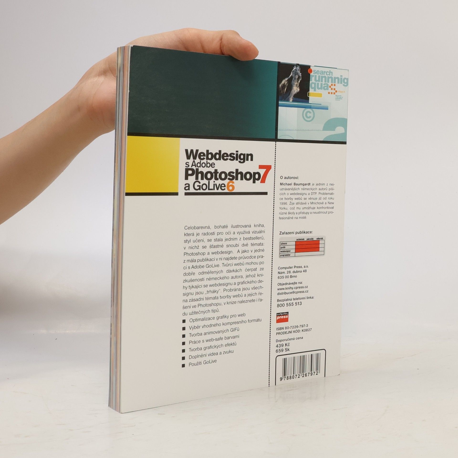 Michael Baumgardt Webdesign s Adobe Photoshop 7 a GoLive 6