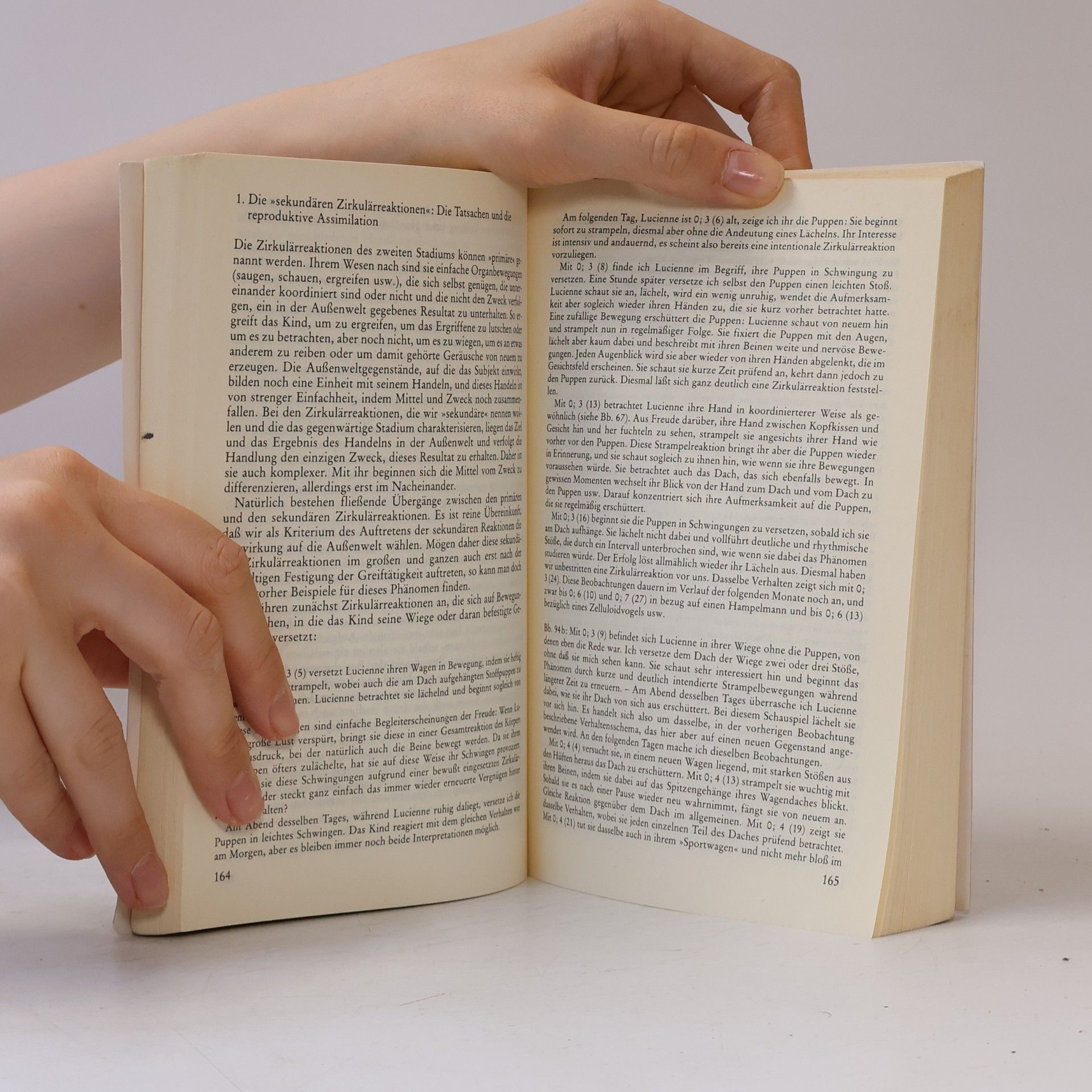 Jean Piaget Das Erwachen der Intelligenz beim Kinde