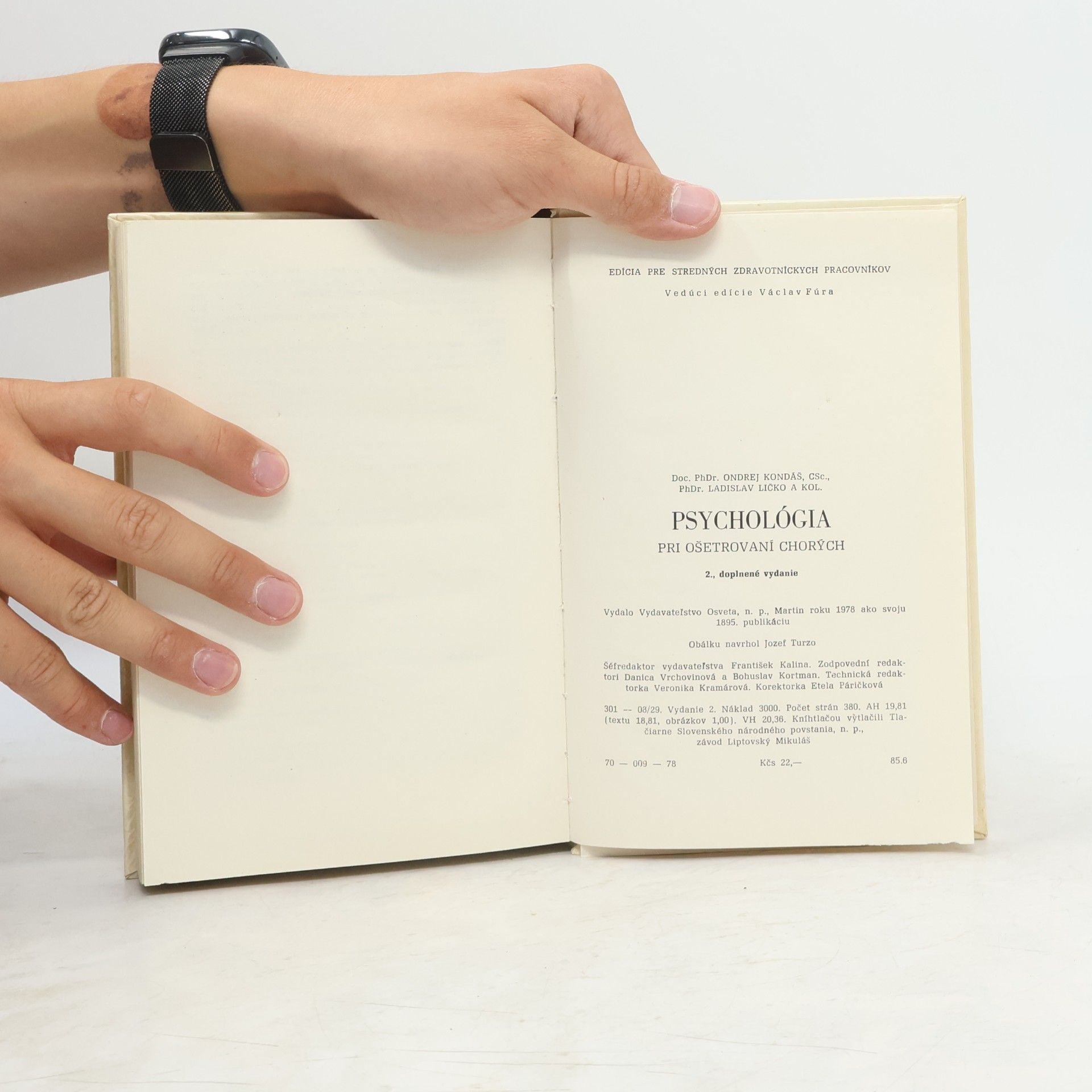 Various authors Psychológia pri ošetrovaní chorých