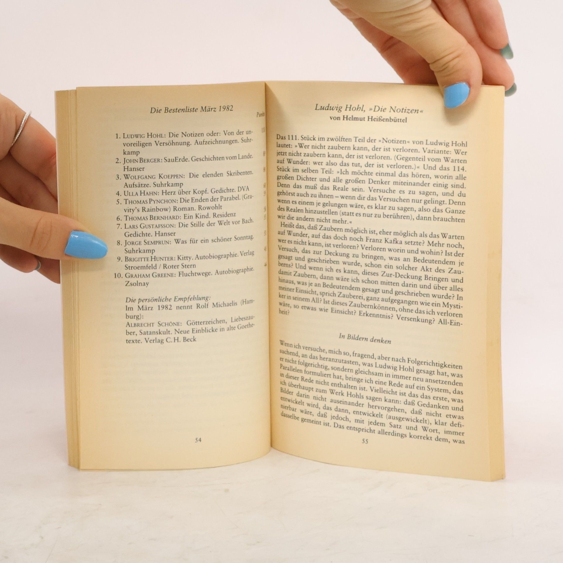 Jürgen Lodemann Das sollten Sie lesen
