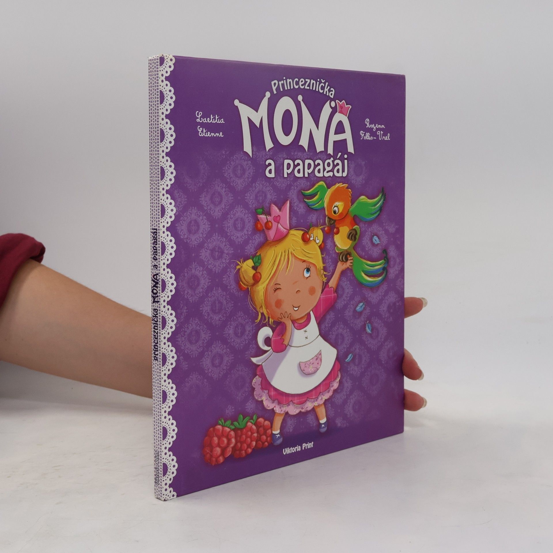 Follio Vrel Royenn Etienne Laetitia Princeznička Mona a papagáj (veľký formát)