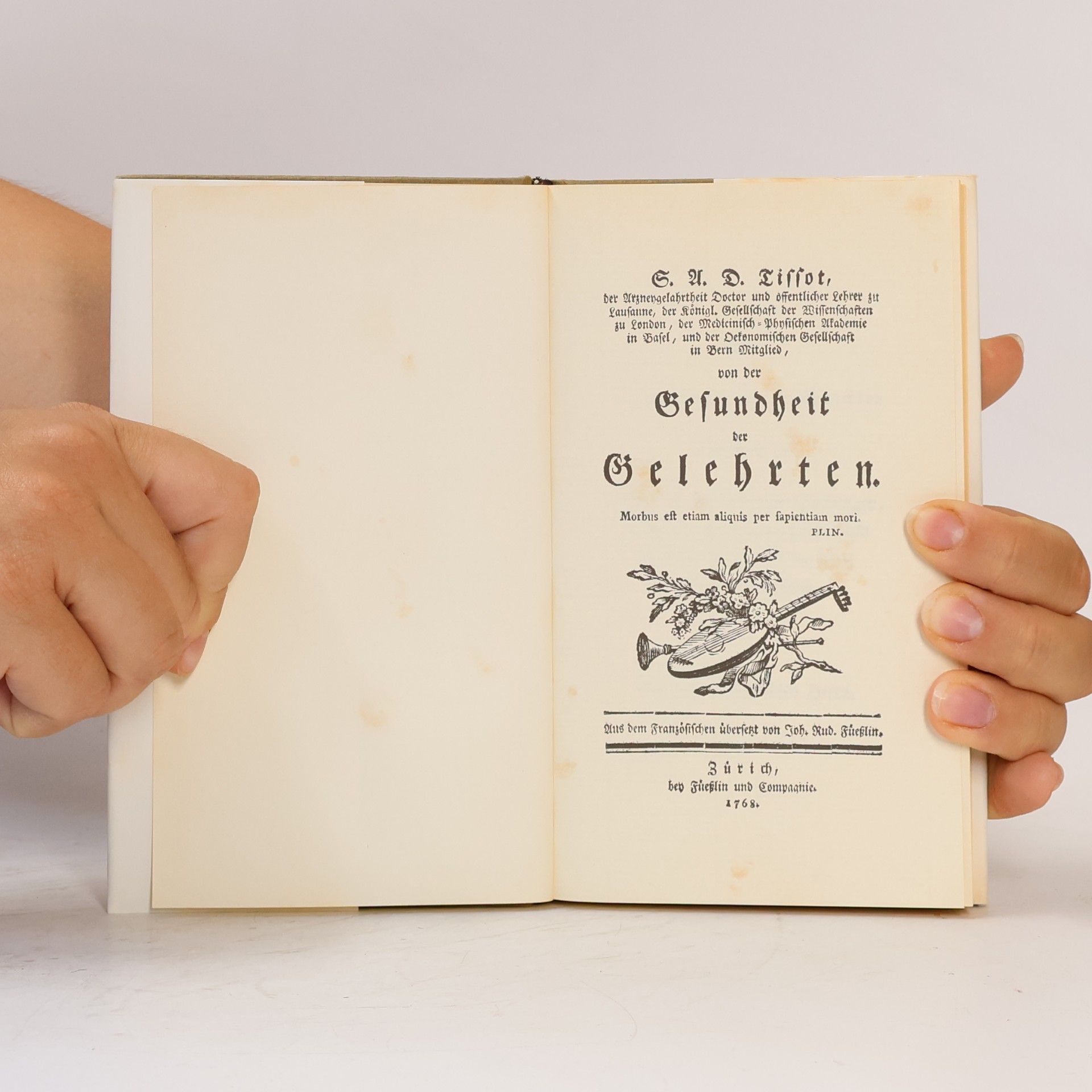 S. A. D. Tissot Von Der Gesundheit Der Gelehrten (reprint)