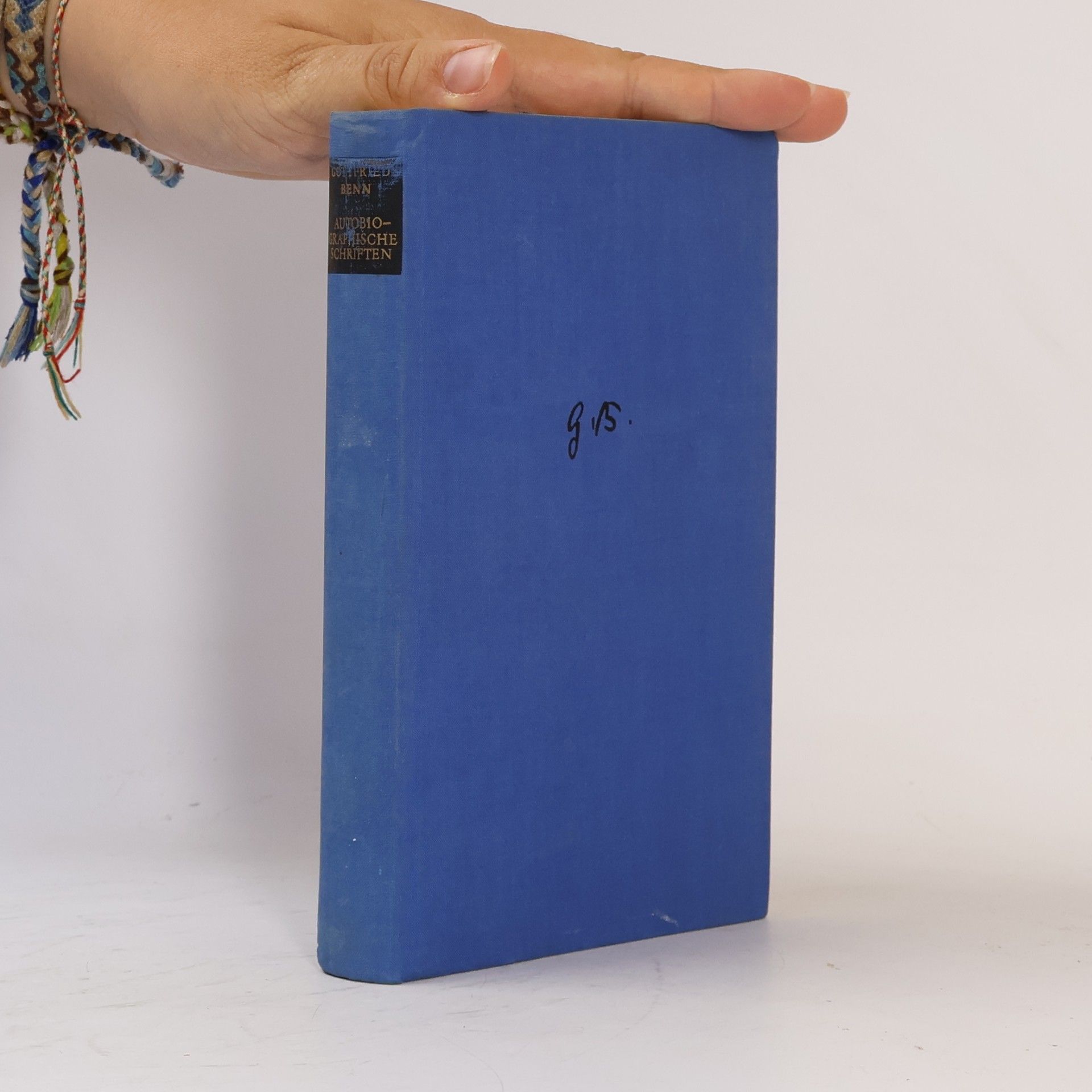Gottfried Benn Autobiographische Schriften