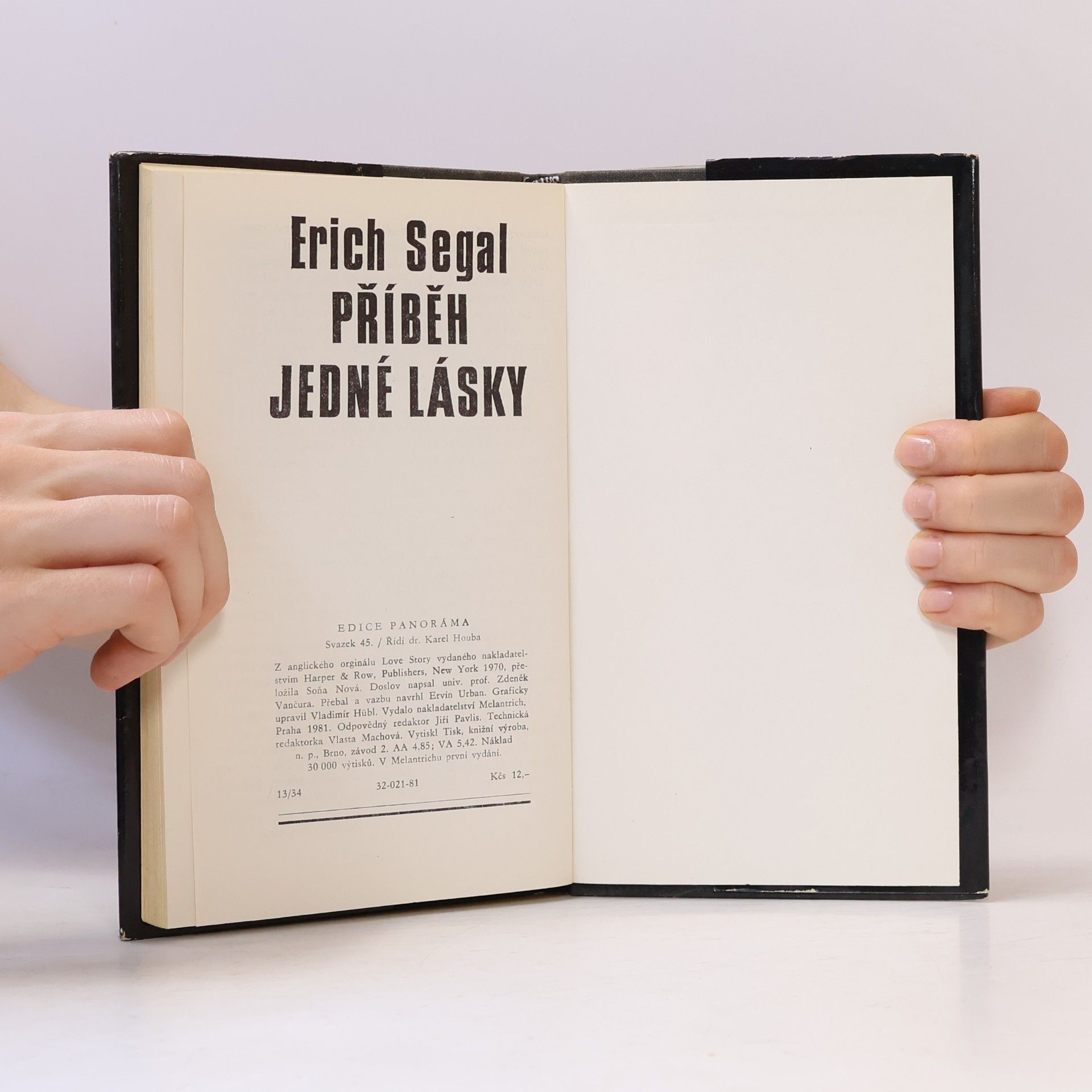 Erich Segal Příběh jedné lásky