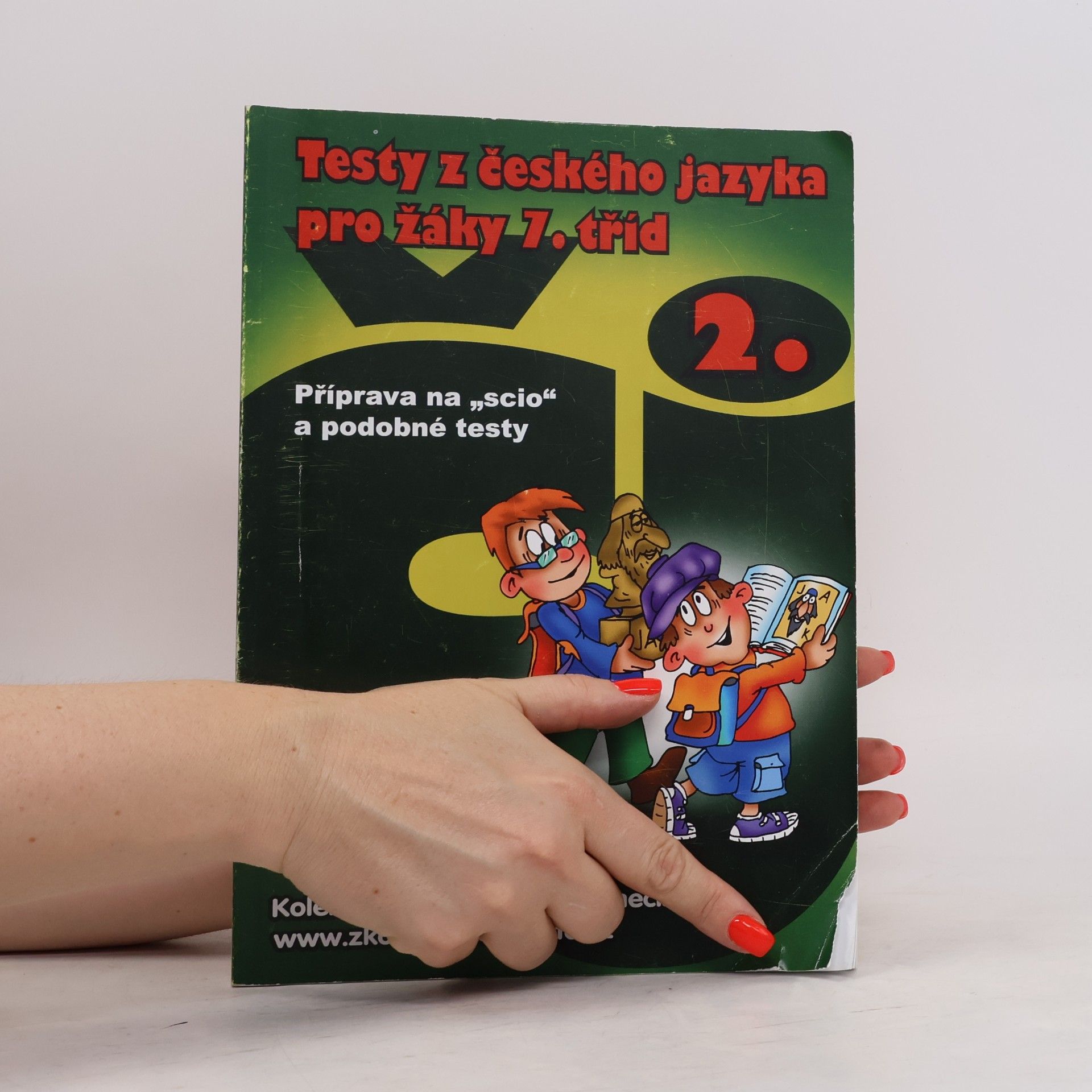 Autorenkollektiv Testy z českého jazyka pro žáky 7. tříd. 2. část