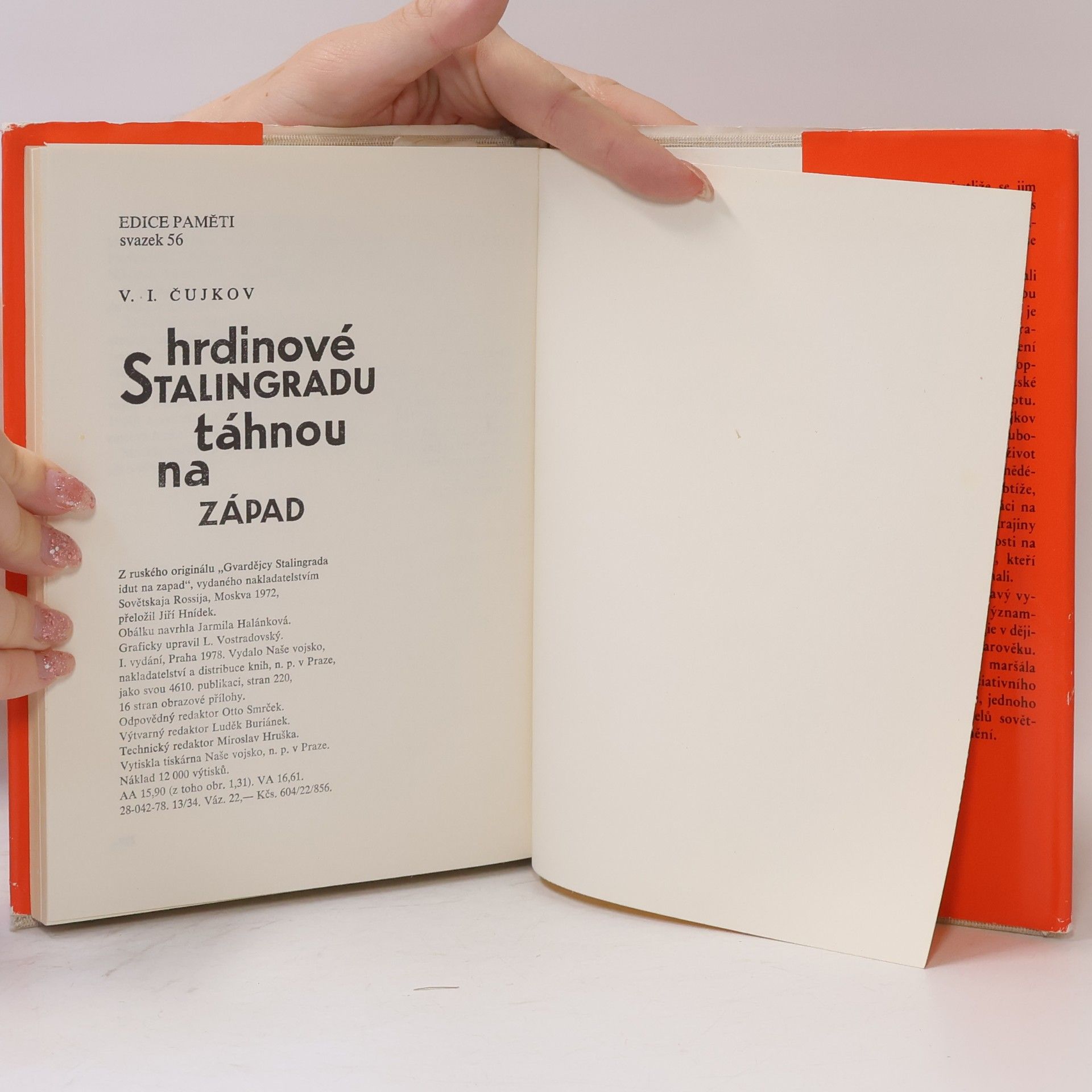 Čujkov V. I. Hrdinové Stalingradu táhnou na západ