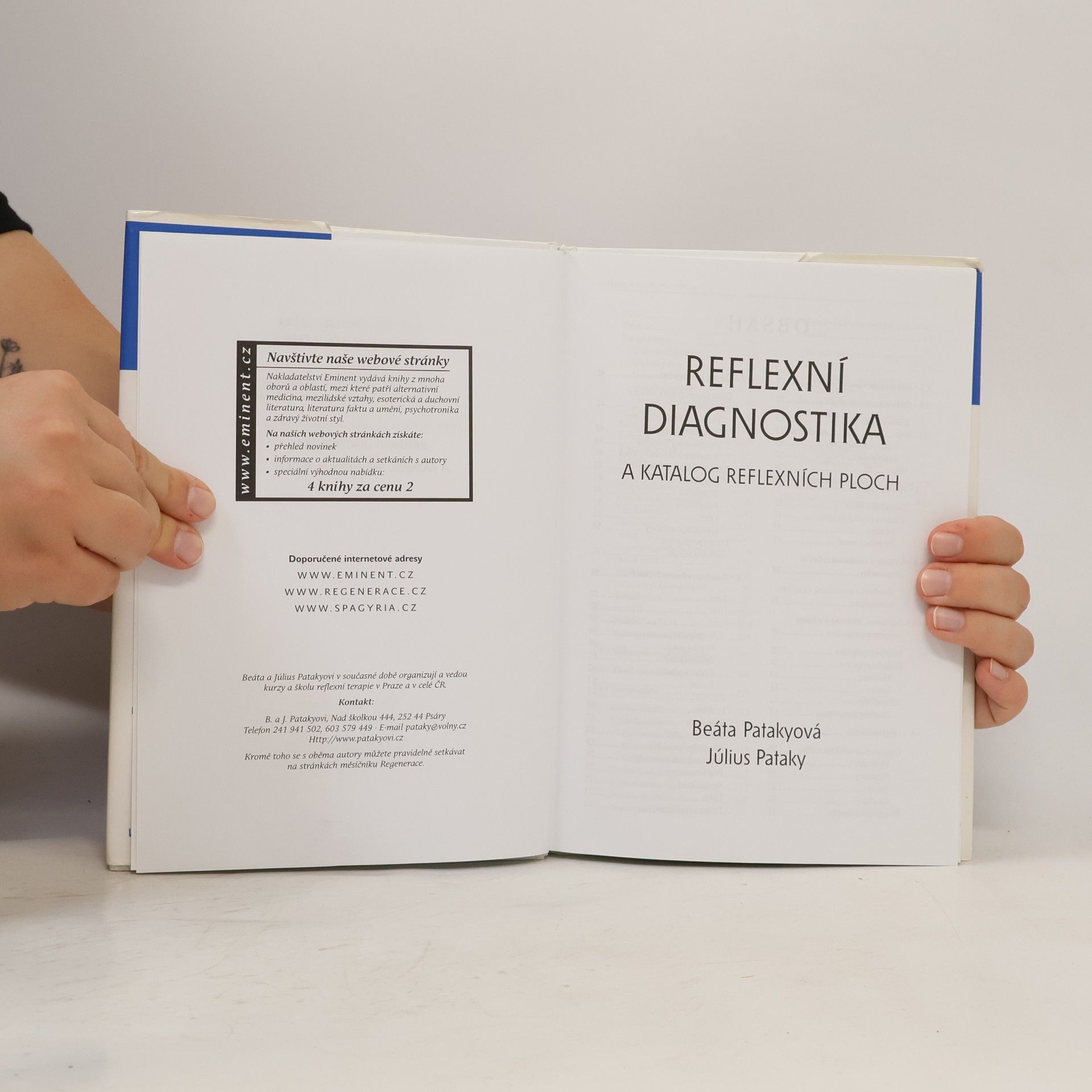 Beáta Patakyová Reflexní diagnostika a katalog reflexních ploch