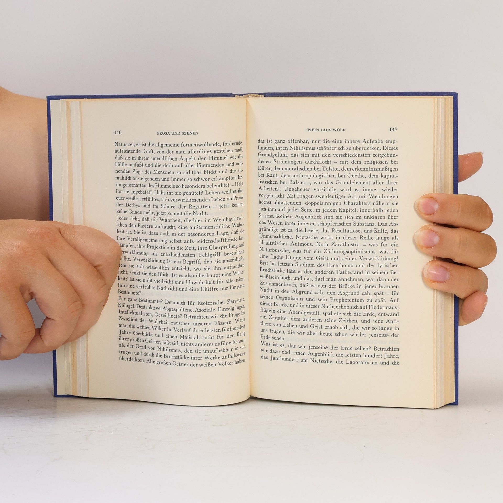 Gottfried Benn Prosa und Szenen