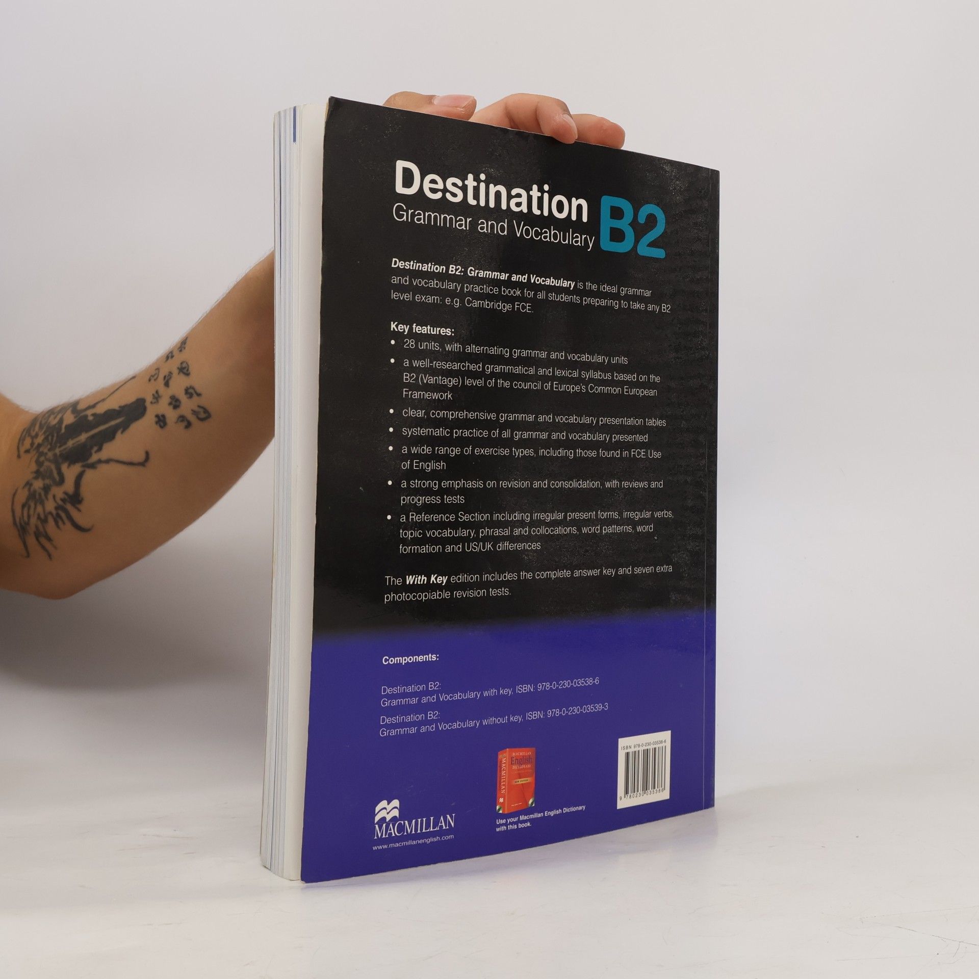 Malcolm Mann Destination B2 : grammar & vocabulary with answer key