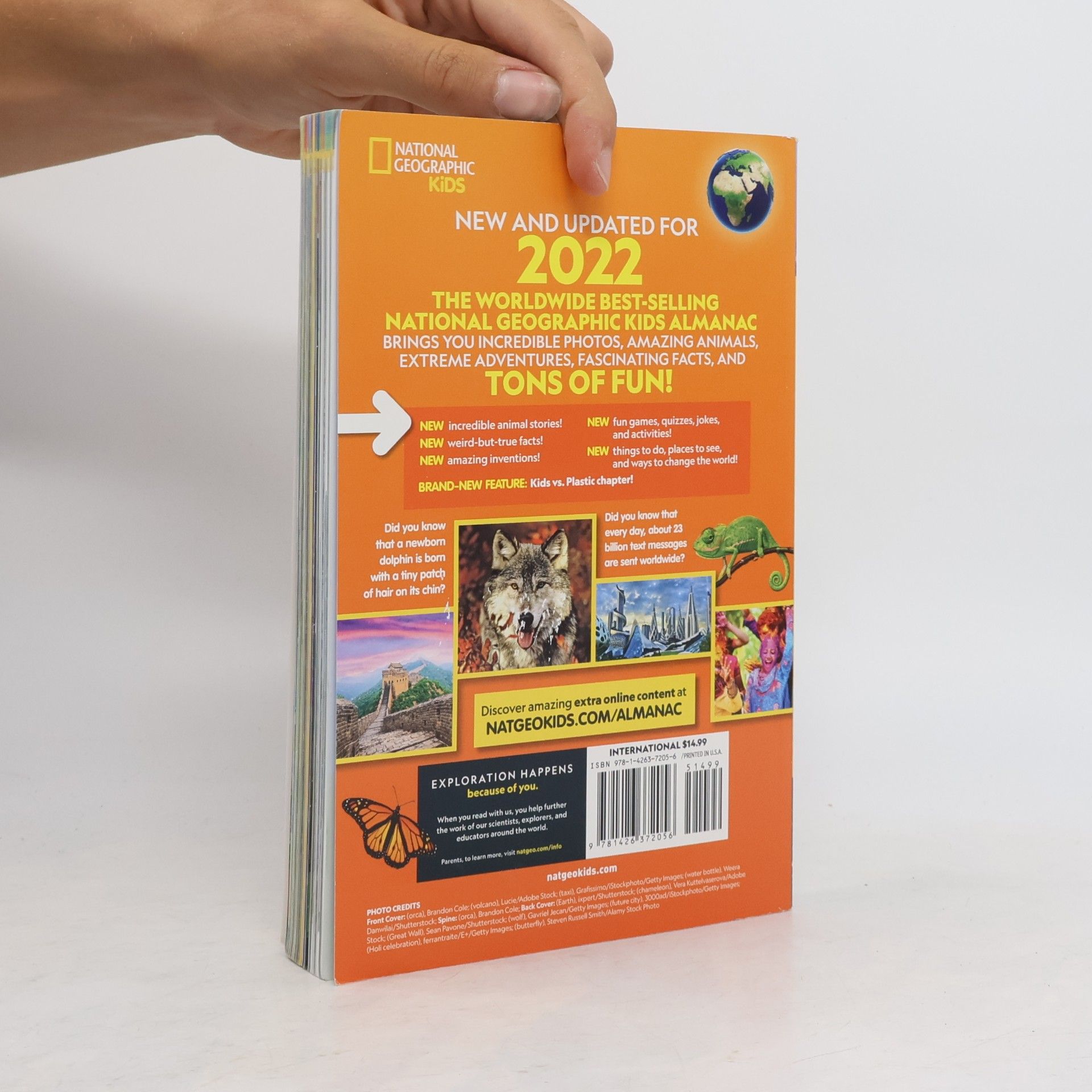 Various authors National Geographic Kids Almanac 2022, International Edition