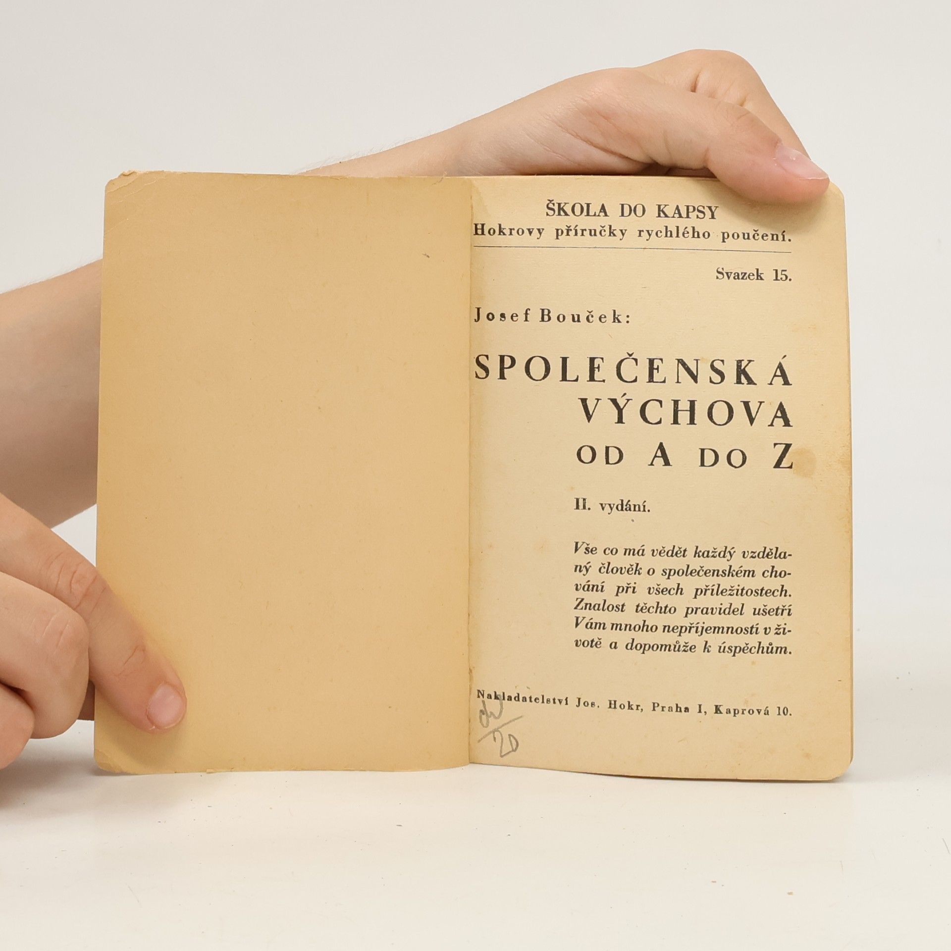 Josef Bouček Společenská výchova od A do Z