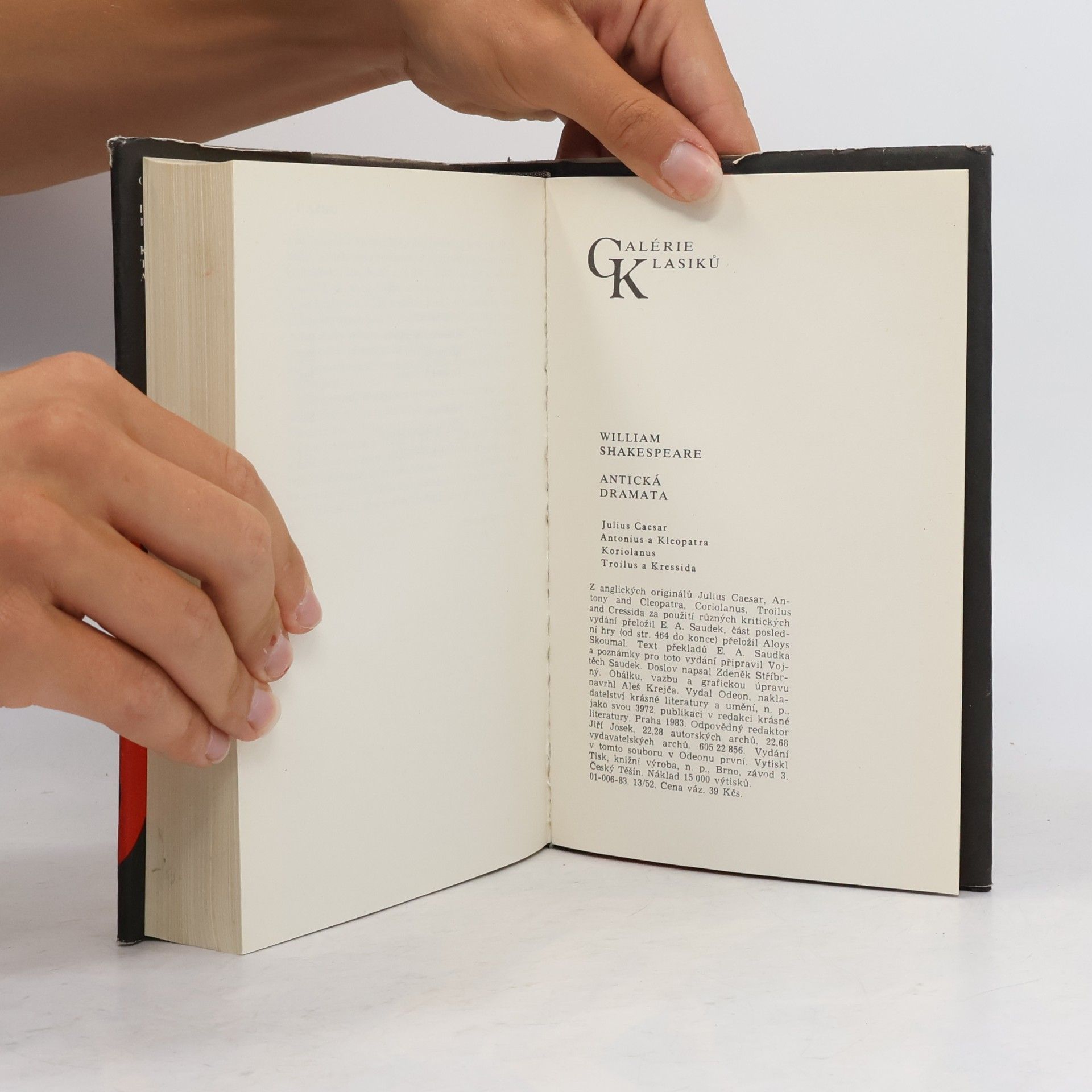 William Shakespeare Antická dramata
