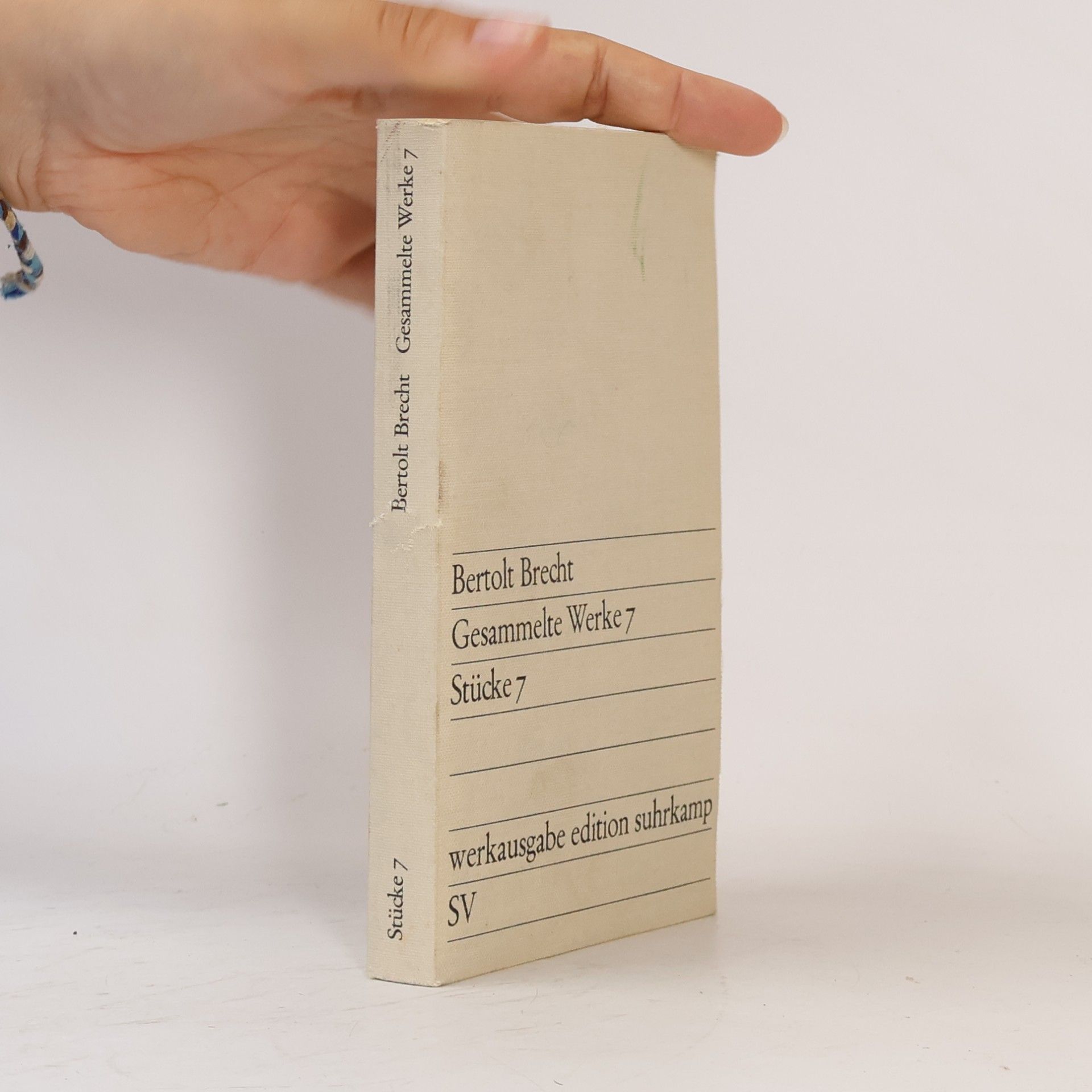 Bertolt Brecht Gesammelte Werke 7. Stücke 7