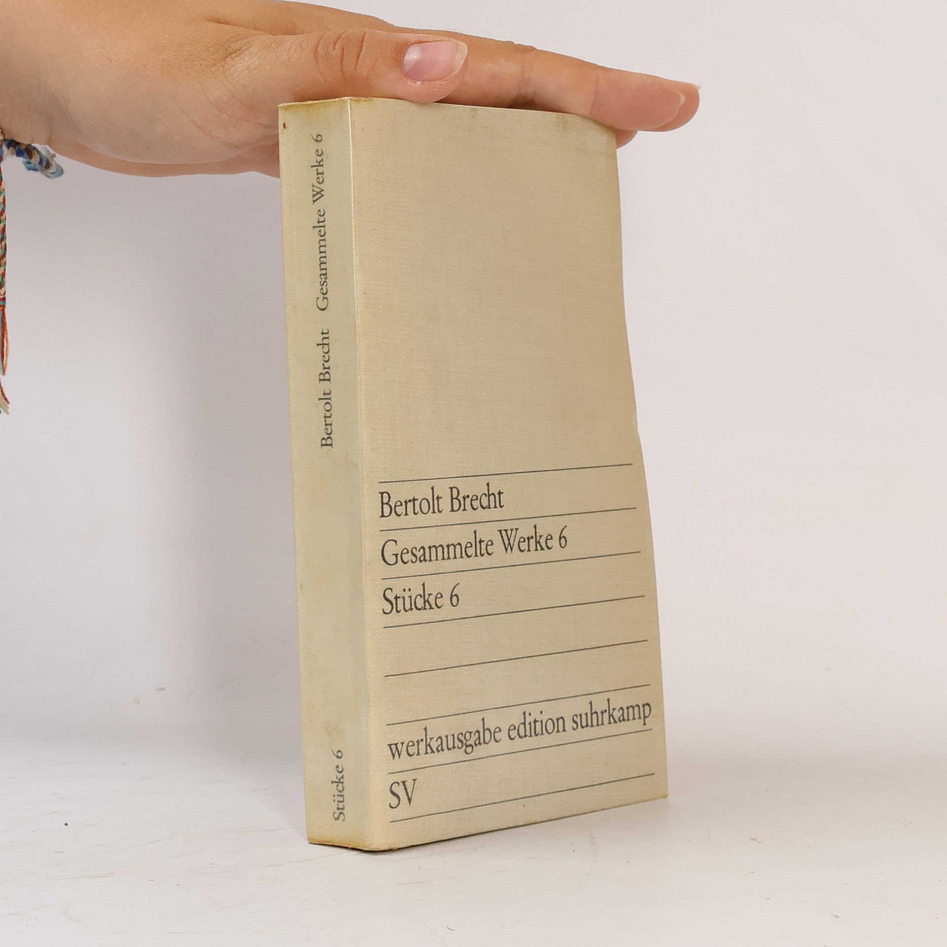 Bertolt Brecht Gesammelte Werke 6. Stücke 6