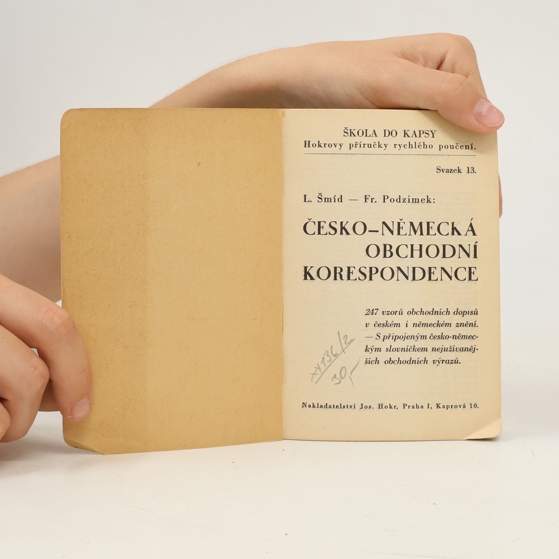 František Podzimek Česko-německá obchodní korespondence