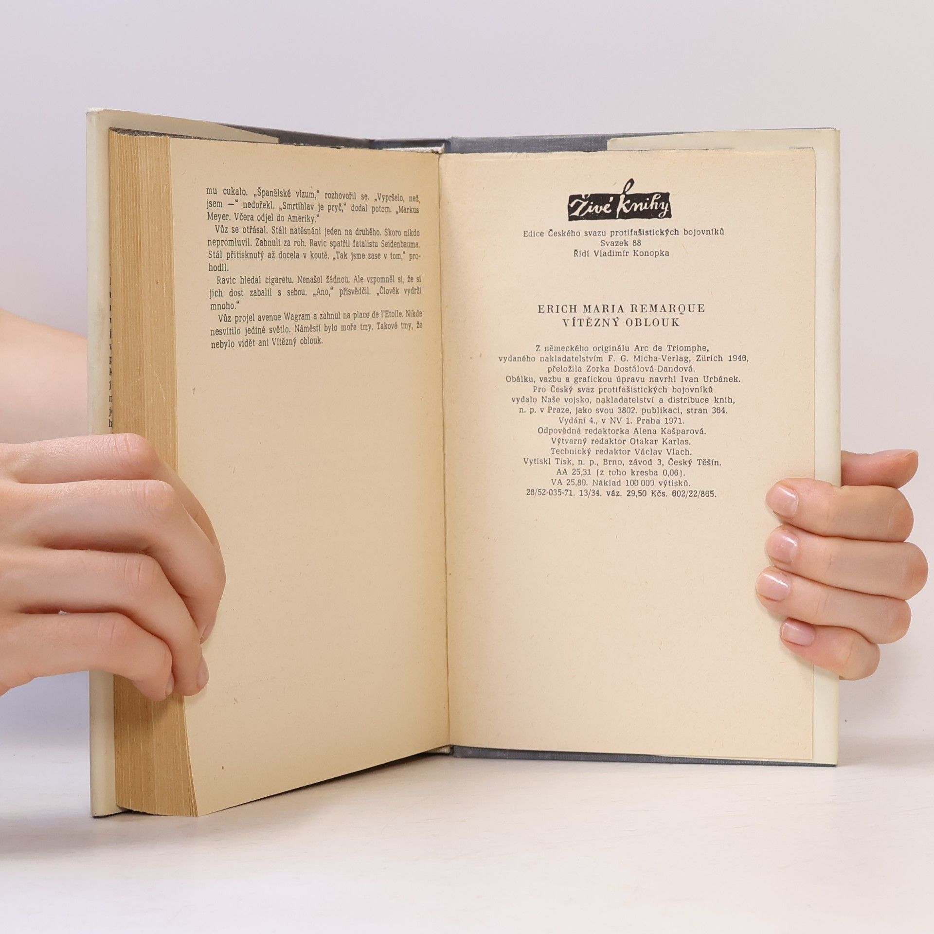 Erich Maria Remarque Vítězný oblouk