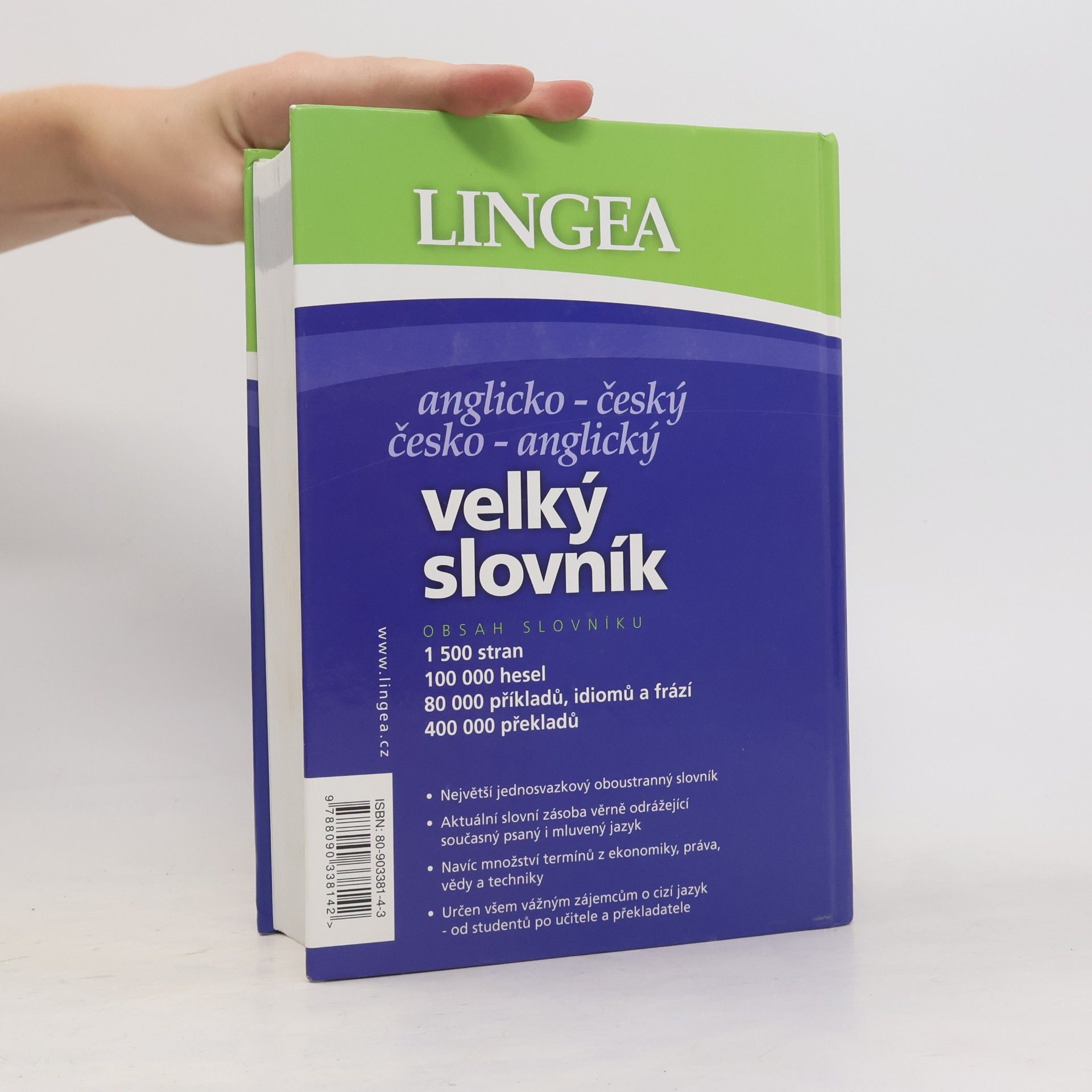 Collectif d'auteurs Velký slovník anglicko-český, česko-anglický