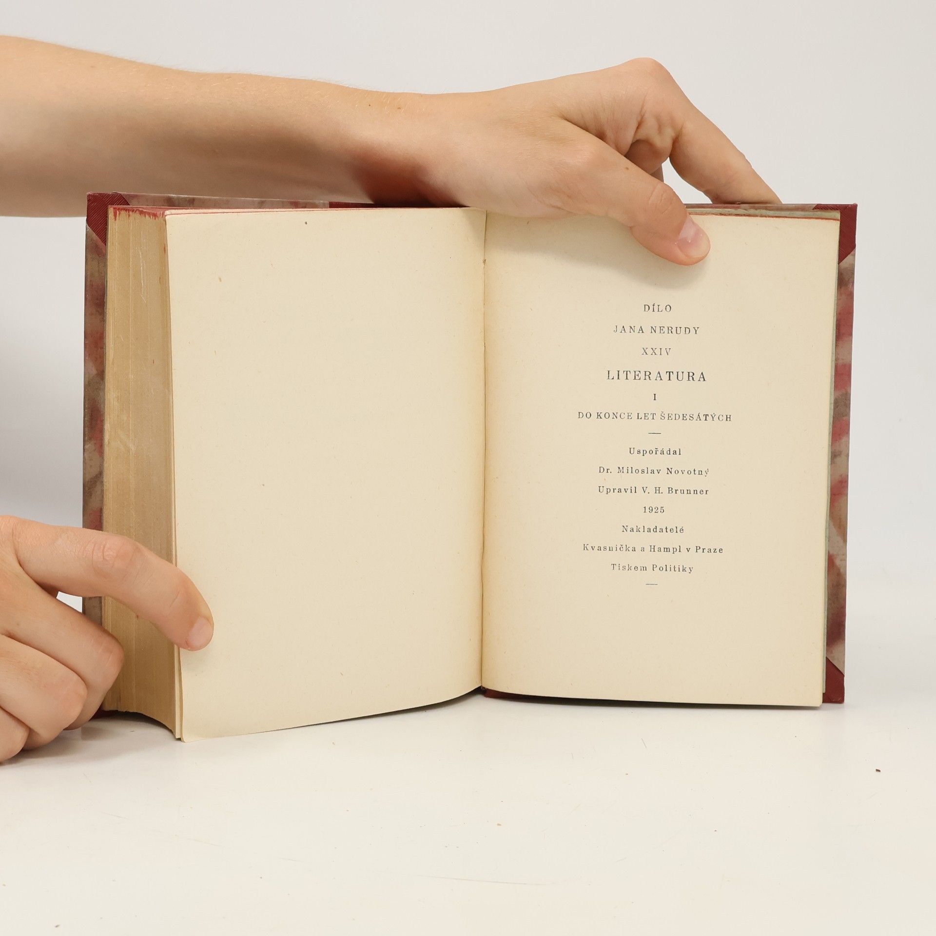 Jan Neruda Dílo Jana Nerudy XXIV: Literatura I. do konce let šedesátých