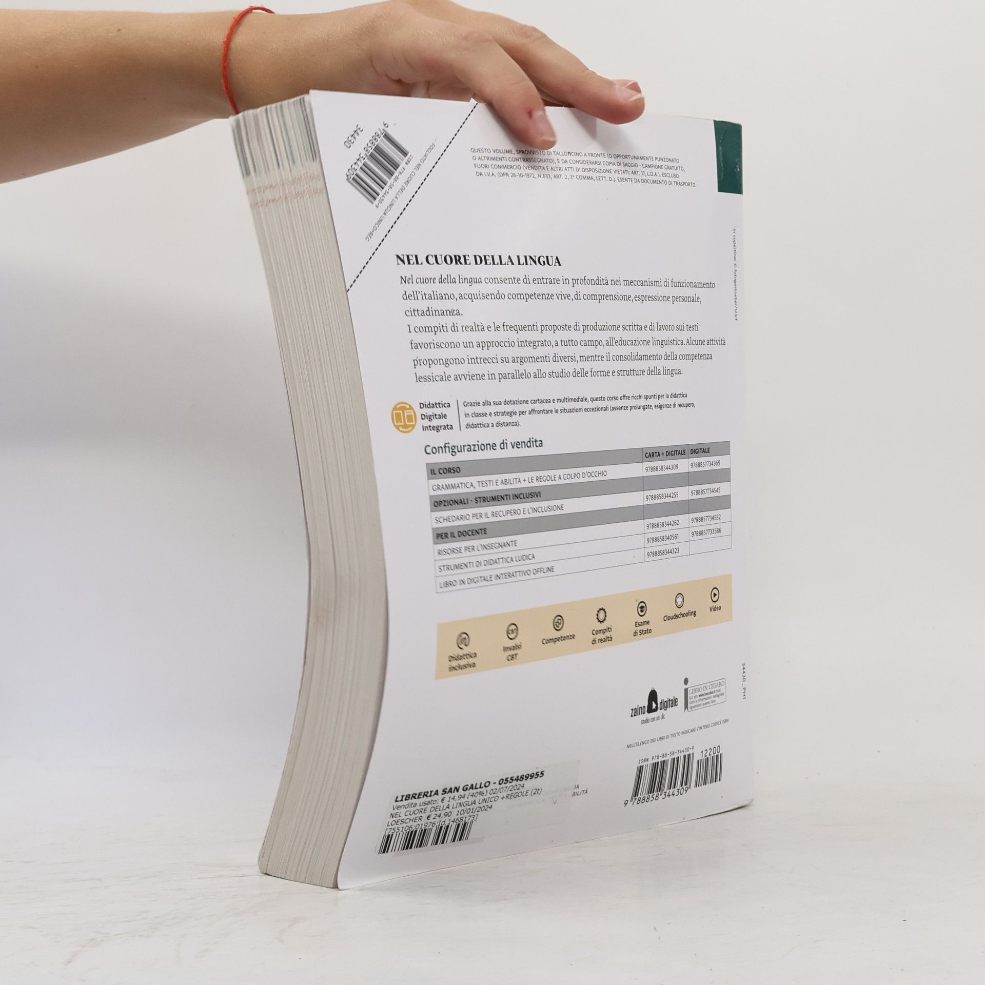 Silvia Fogliato Nel cuore della lingua. Vol. unico: grammatica-testi e abilità-le regole a colpo d'occhio. Per le scuole superiori. Con e-book. Con espansione online