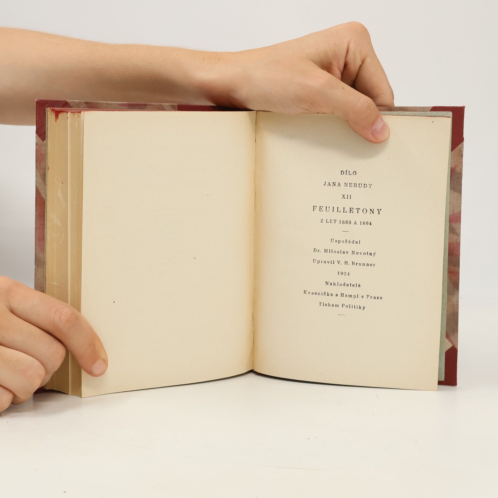 Jan Neruda Feuilletony z let 1863 a 1964