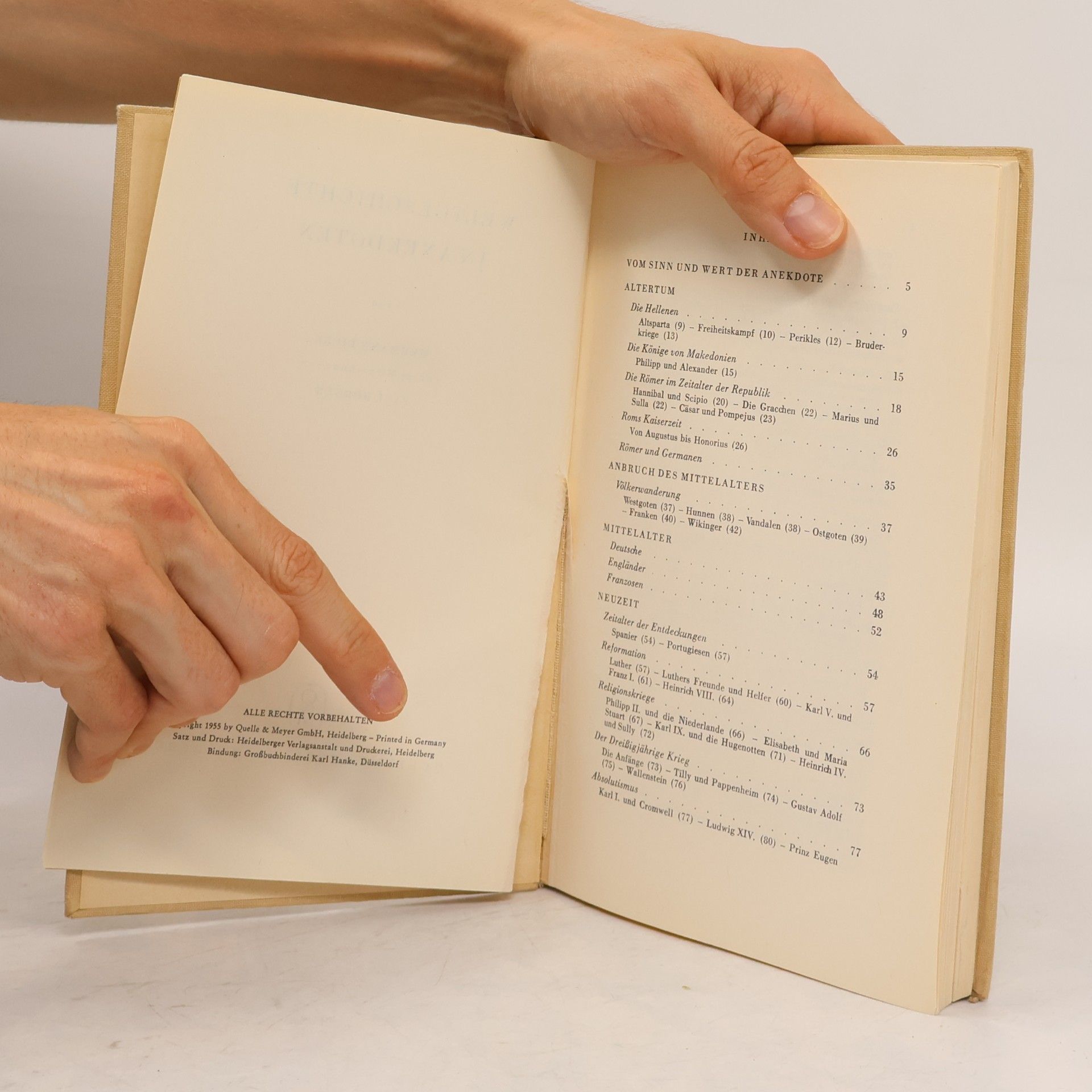 Hermann Eicke Weltgeschichte in Anekdoten