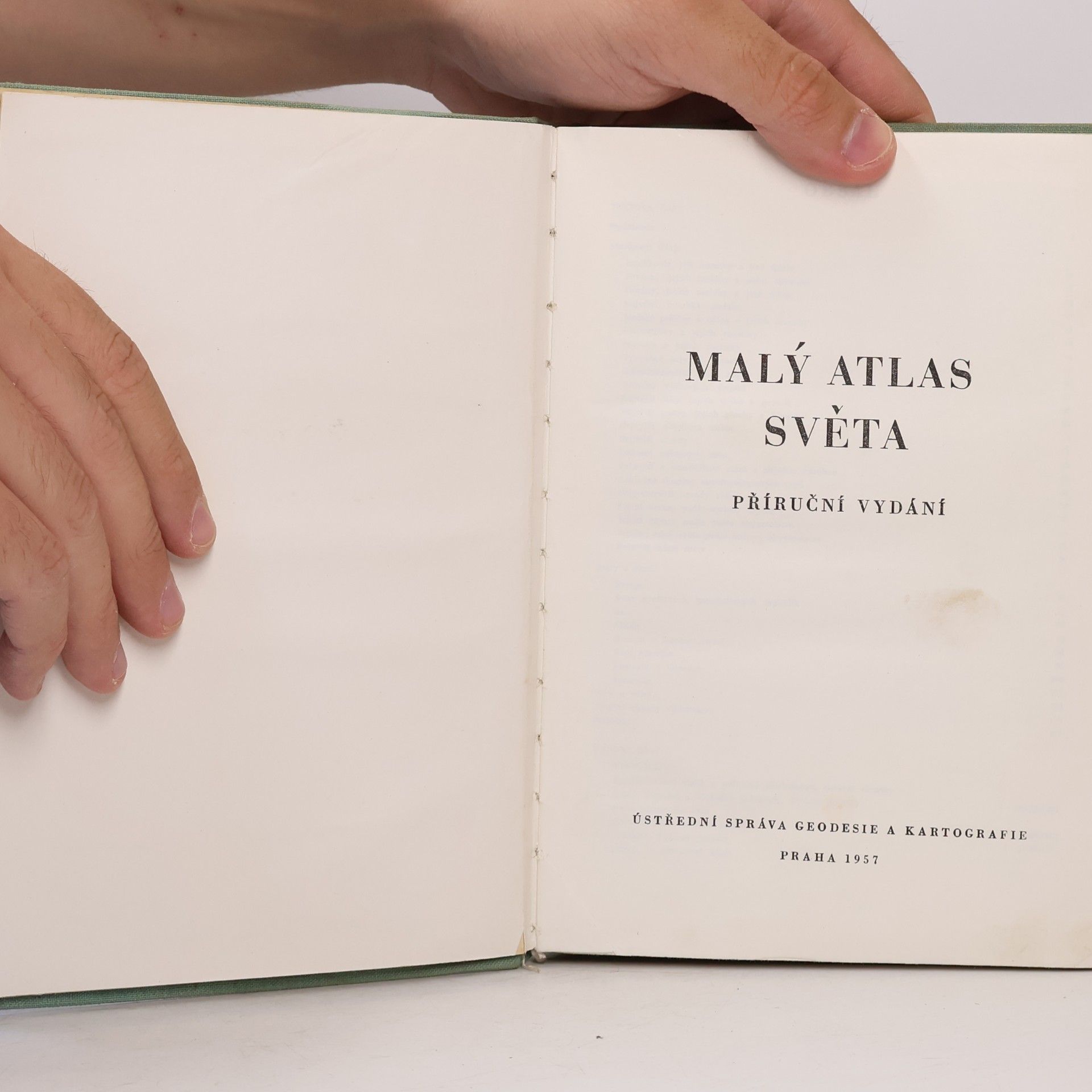 Various authors Malý atlas světa. Příruční vydání