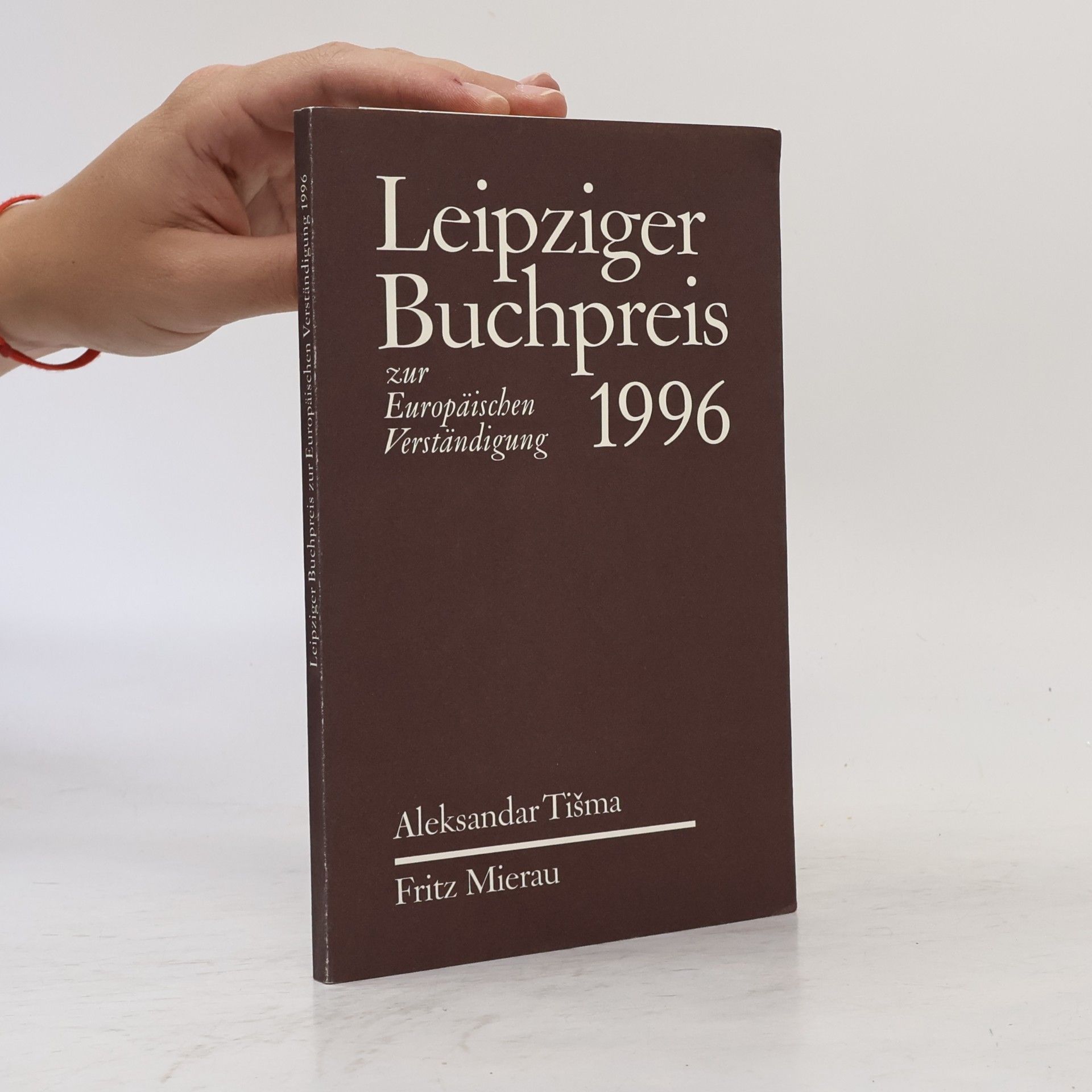 Aleksandar Tišma Leipziger Buchpreis zur Europäischen Verständigung