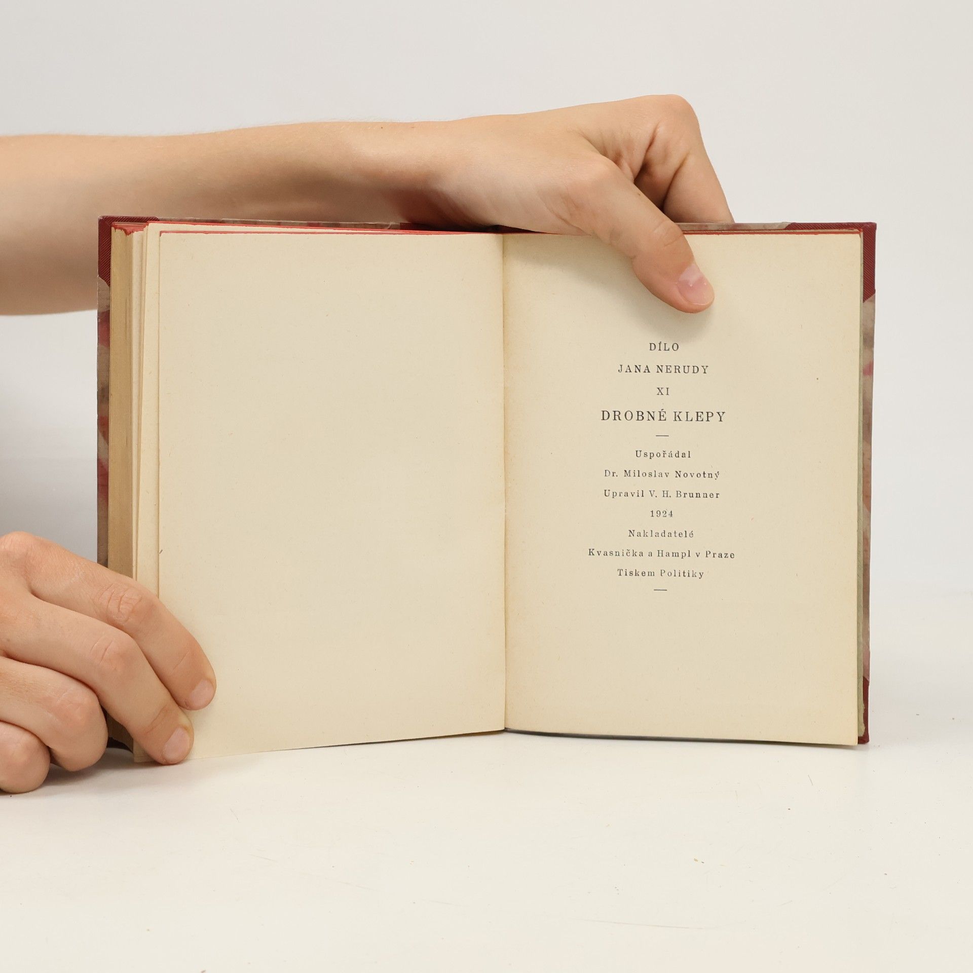 Jan Neruda Dílo Jana Nerudy XI. Drobné klepy