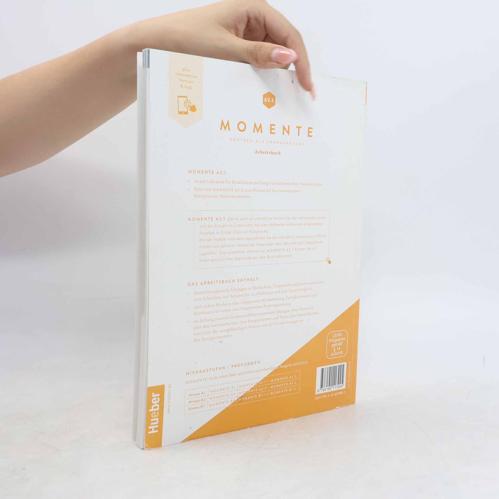 Anna Breitsameter Momente A2.1. Arbeitsbuch plus interaktive Version