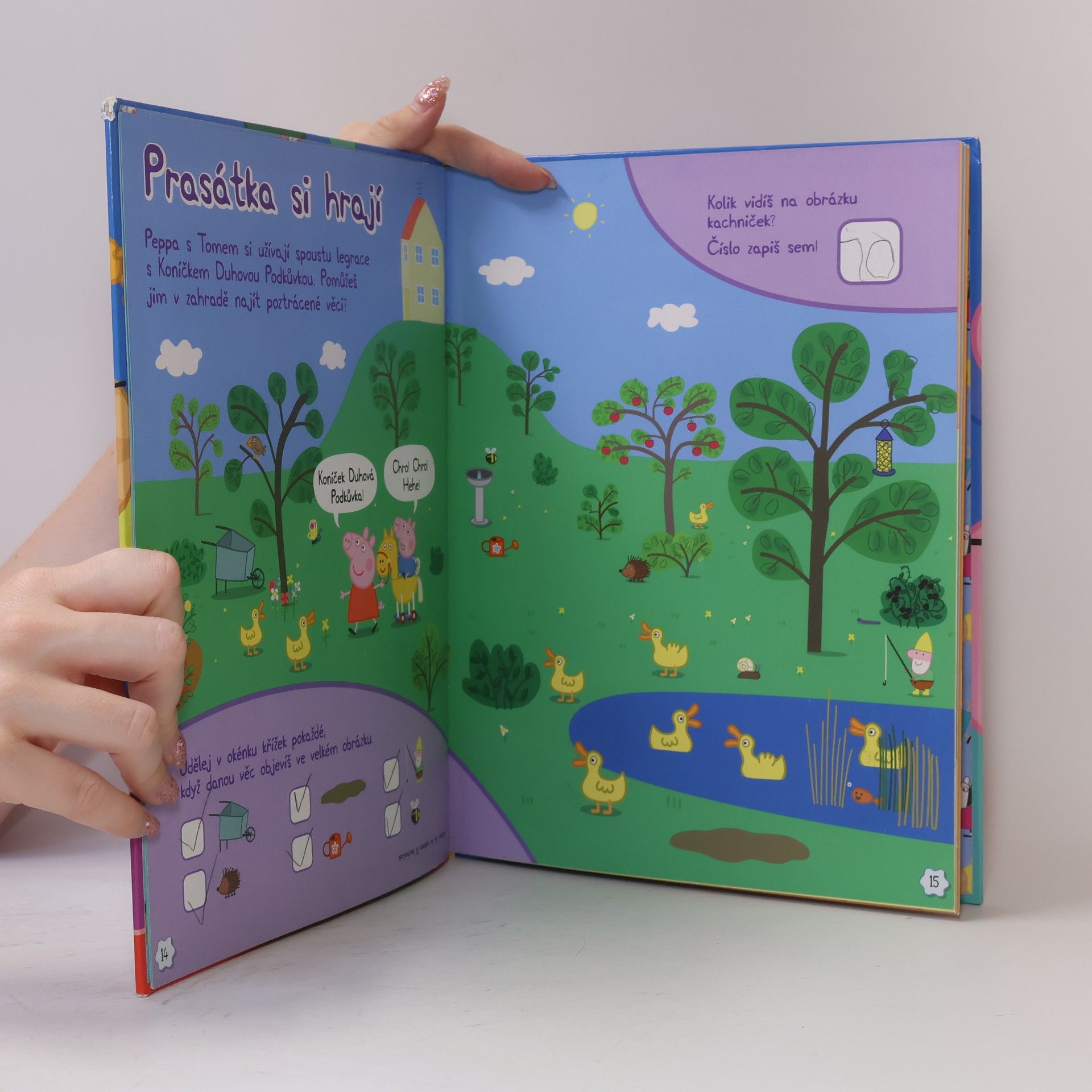 Various authors Veselé hrátky s Peppou: Hádanky, hry, tři nové příběhy