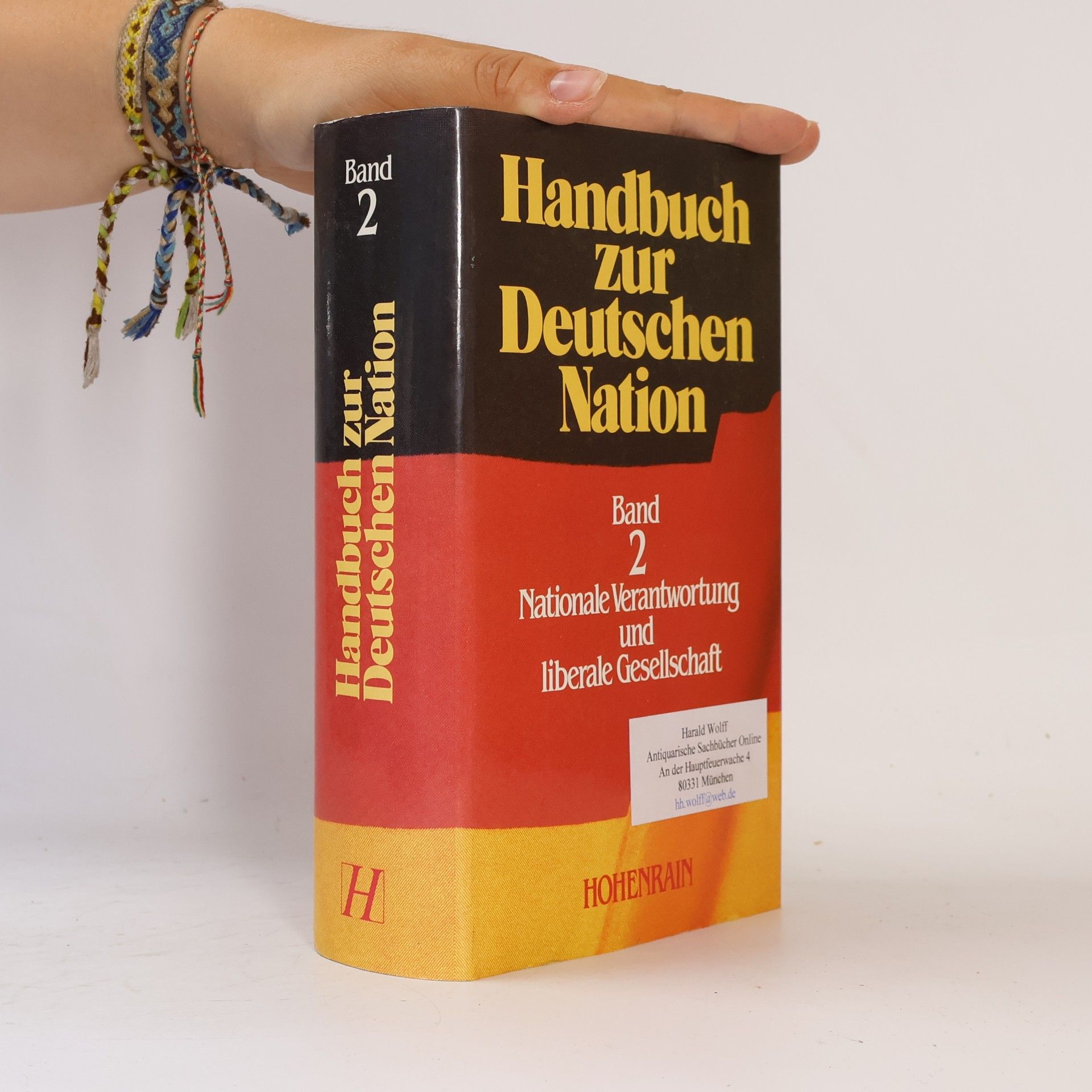 Bernard Willms Handbuch zur Deutschen Nation