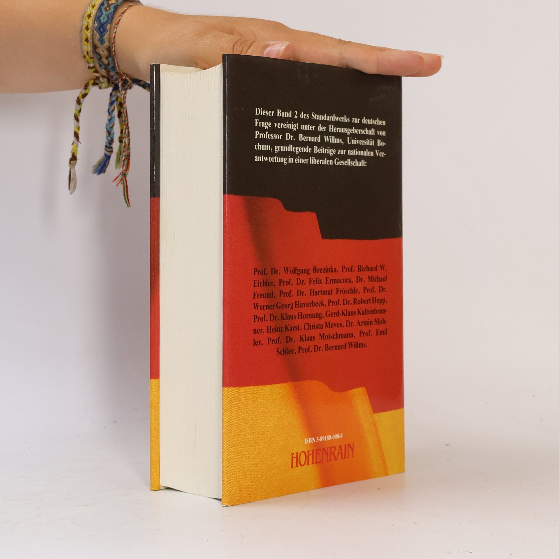 Bernard Willms Handbuch zur Deutschen Nation