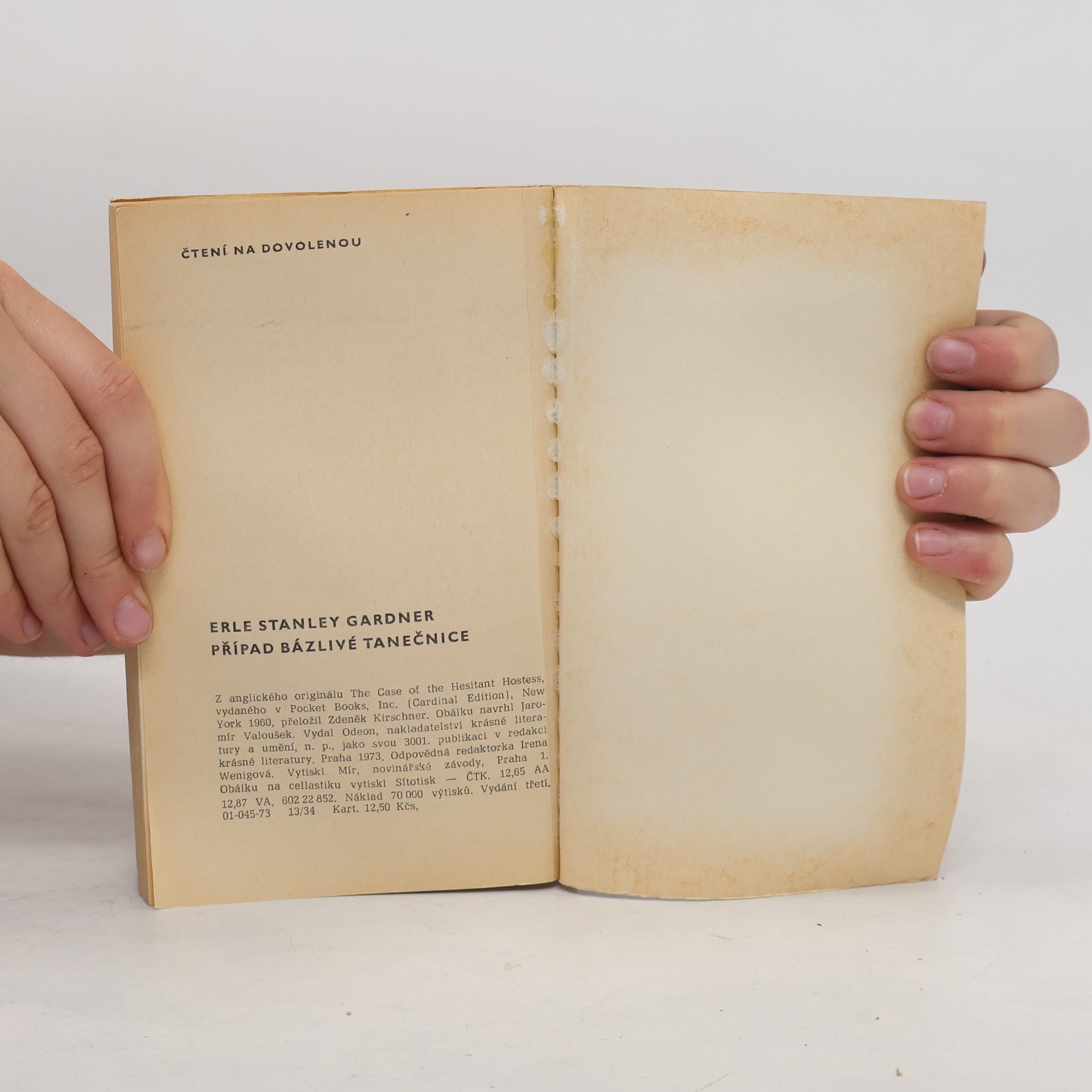 Erle Stanley Gardner Případ bázlivé tanečnice
