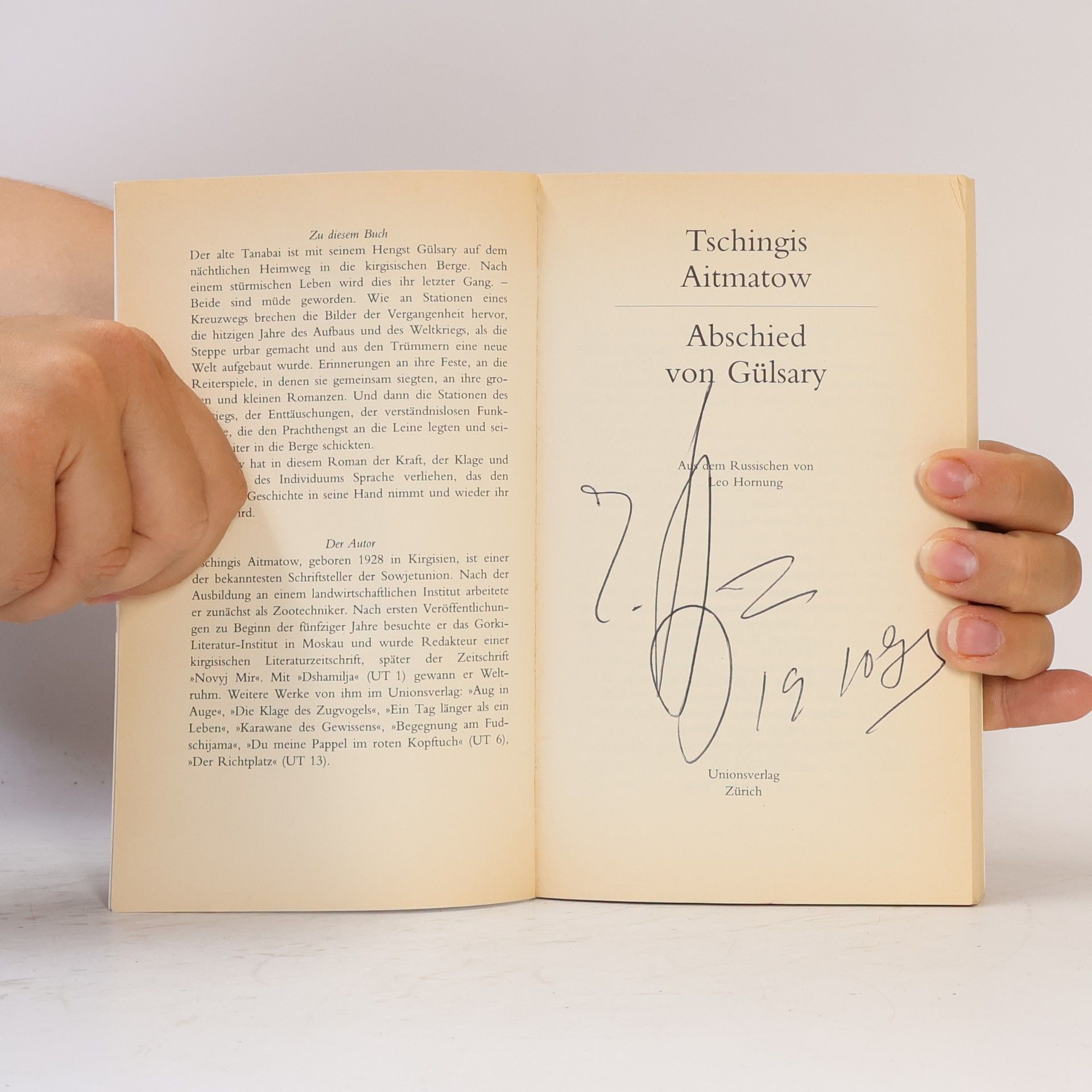 Chinghiz Aitmatov Abschied von Gülsary