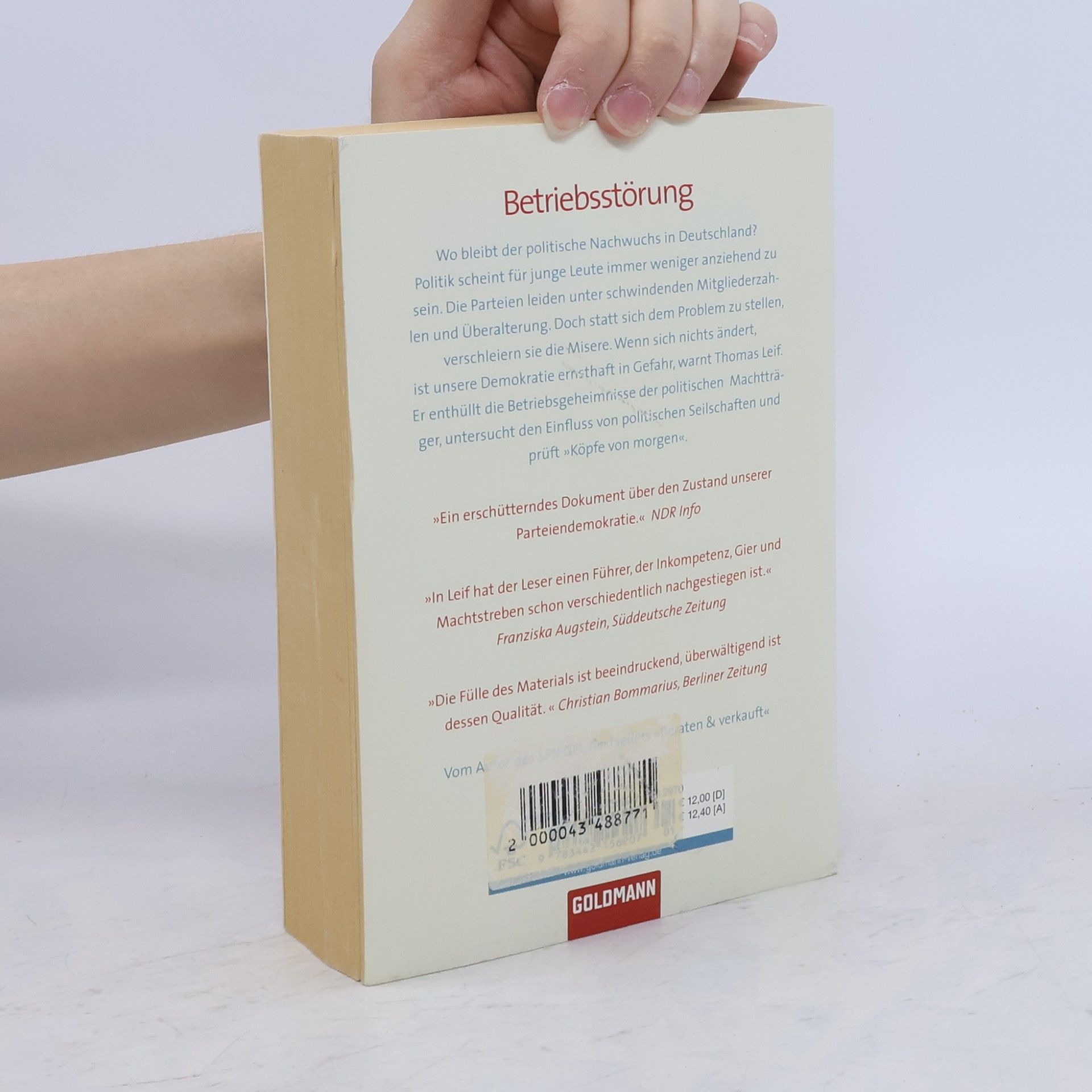Thomas Leif Angepasst und ausgebrannt