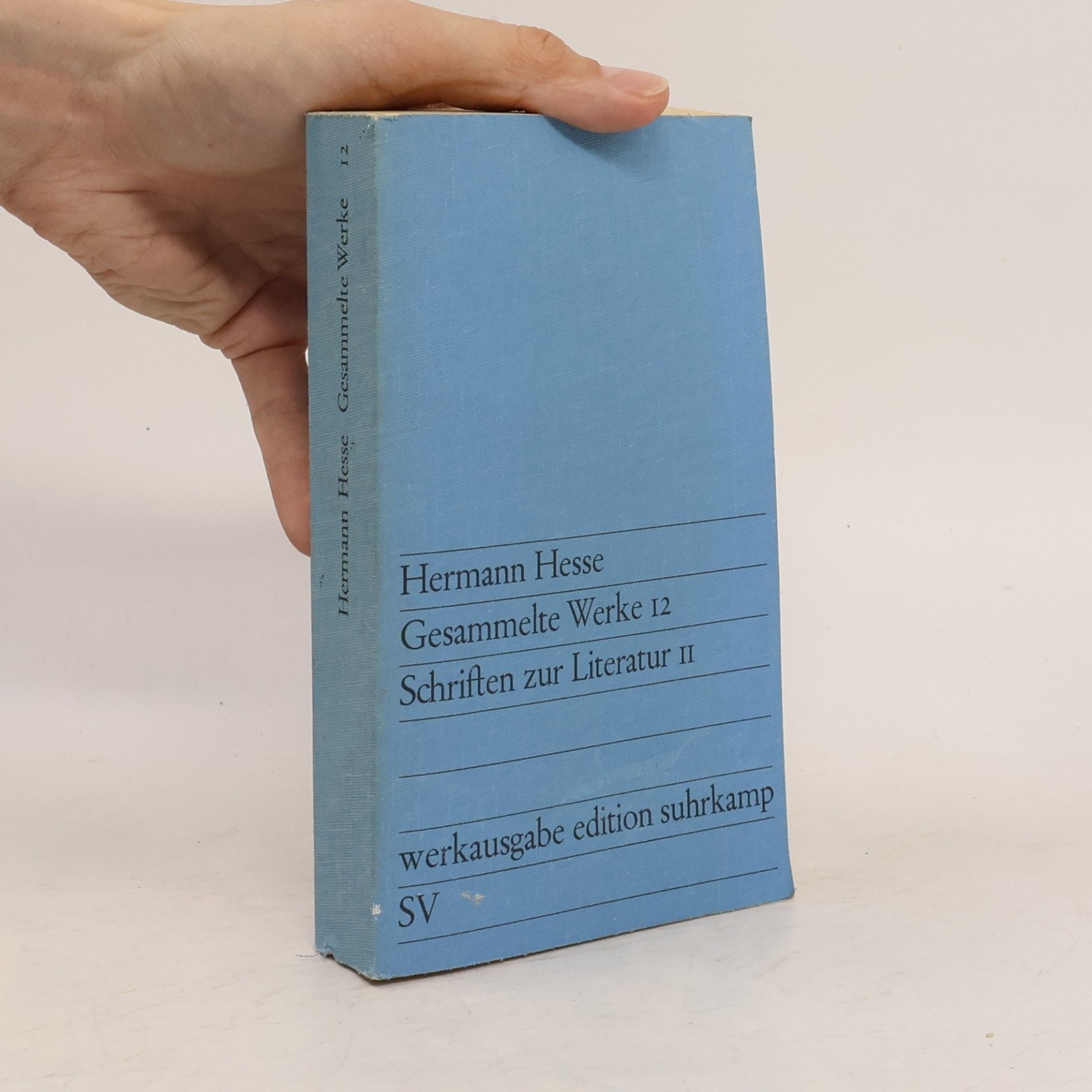 Hermann Hesse Gesammelte Werke 12. Schriften zur Literatur II