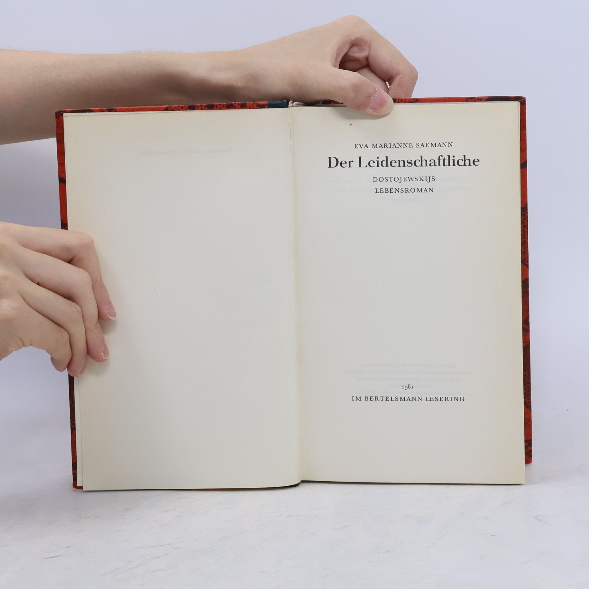 Eva Marianne Saemann Der Leidenschaftliche
