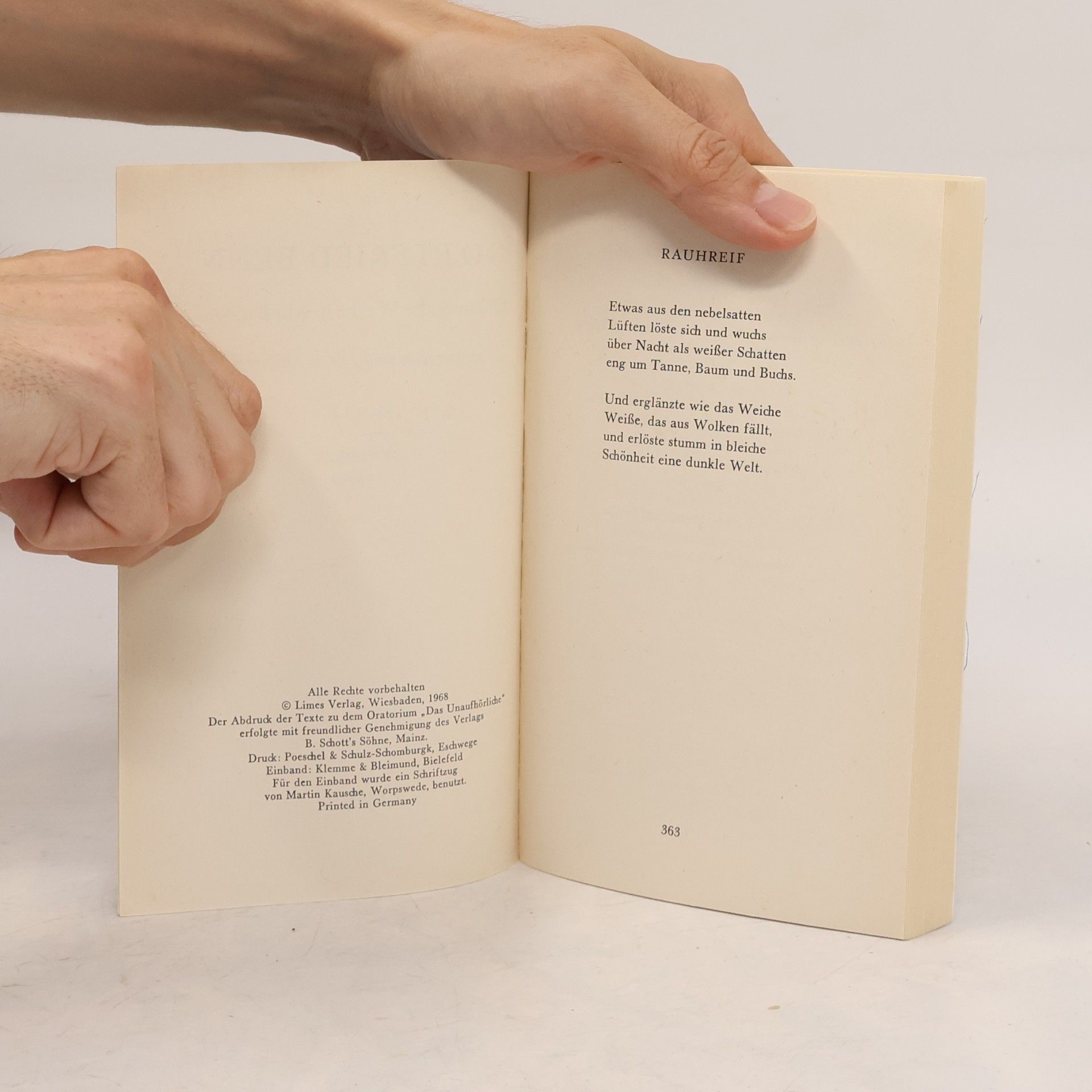 Gottfried Benn Gesammelte Werke 2. Gedichte (Anhang)