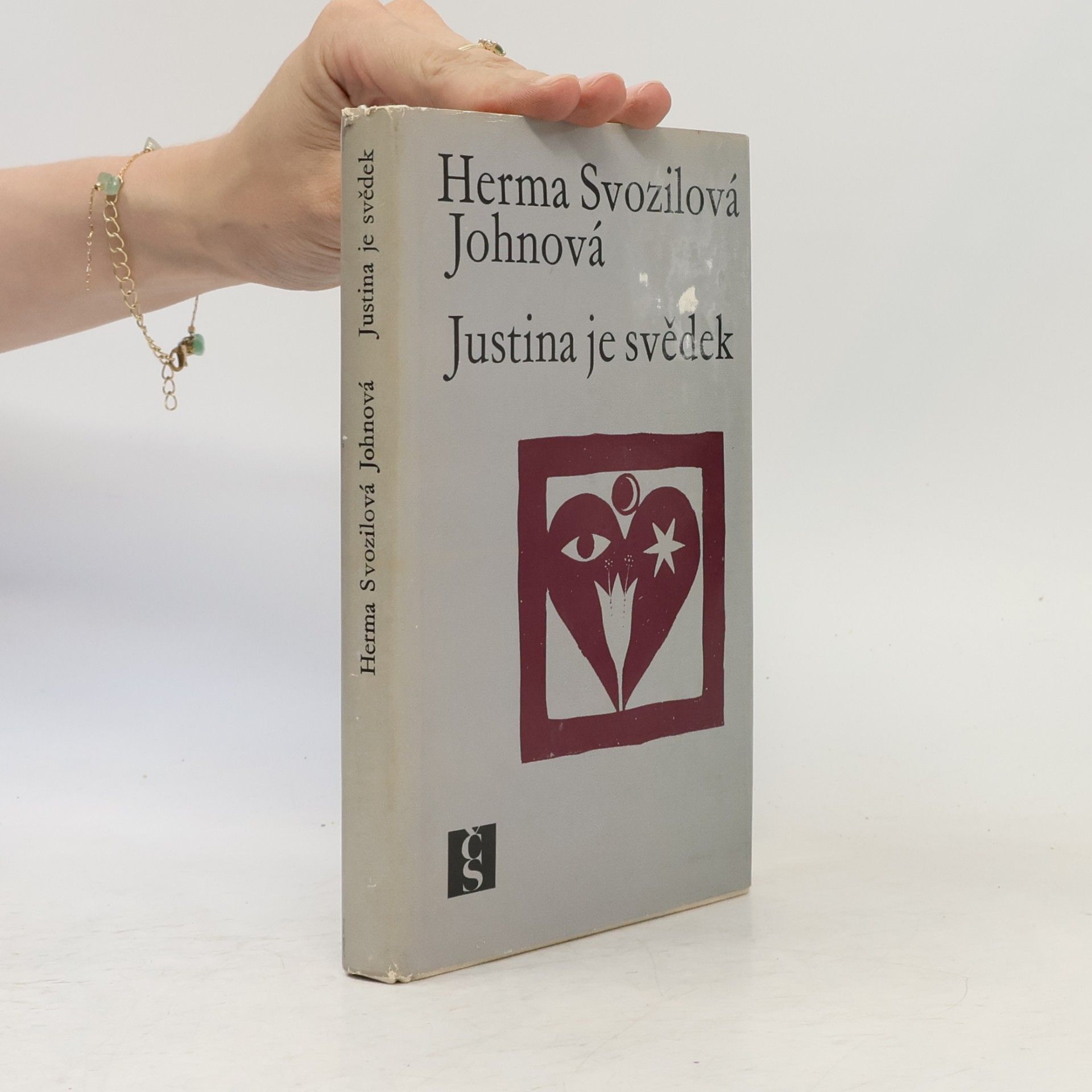 Herma Svozilová Johnová Justina je svědek