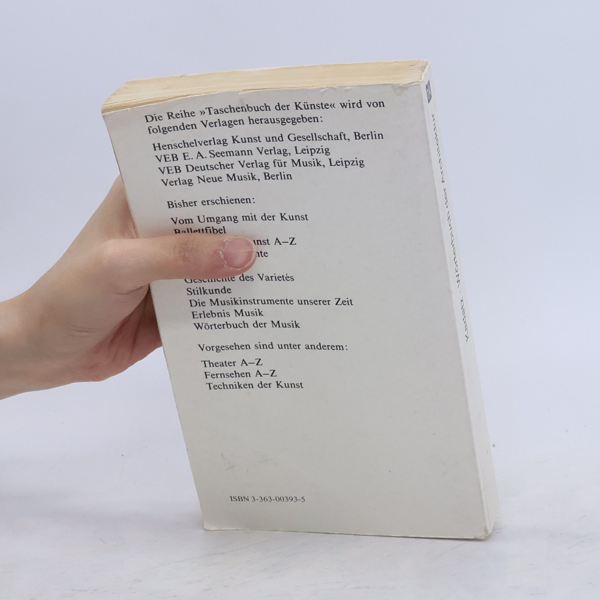 Hans-Joachim Kadatz Wörterbuch der Architektur