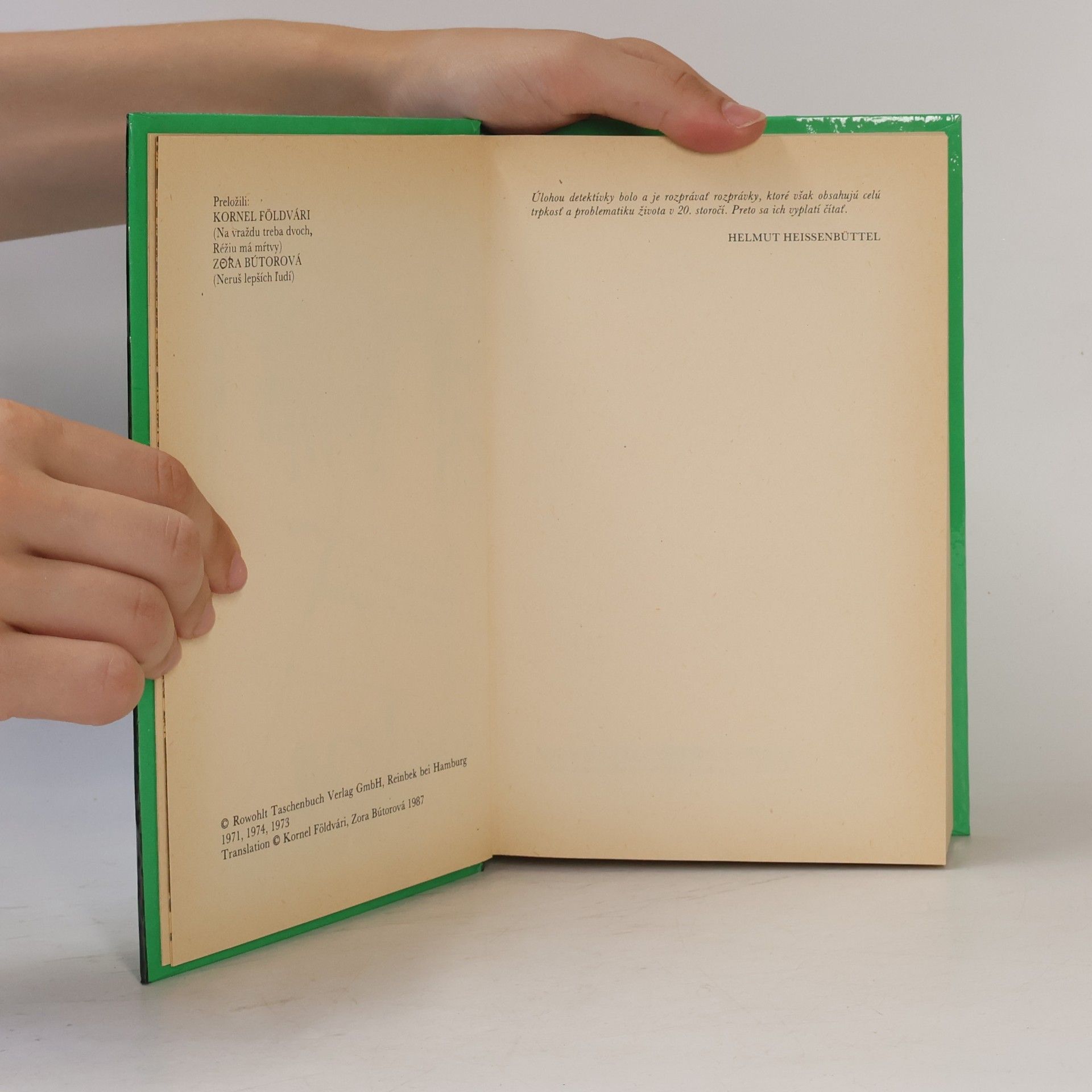 Autorenkollektiv Na vraždu treba dvoch. Réžiu má mŕtvy. Neruš lepších ľudí. -ky