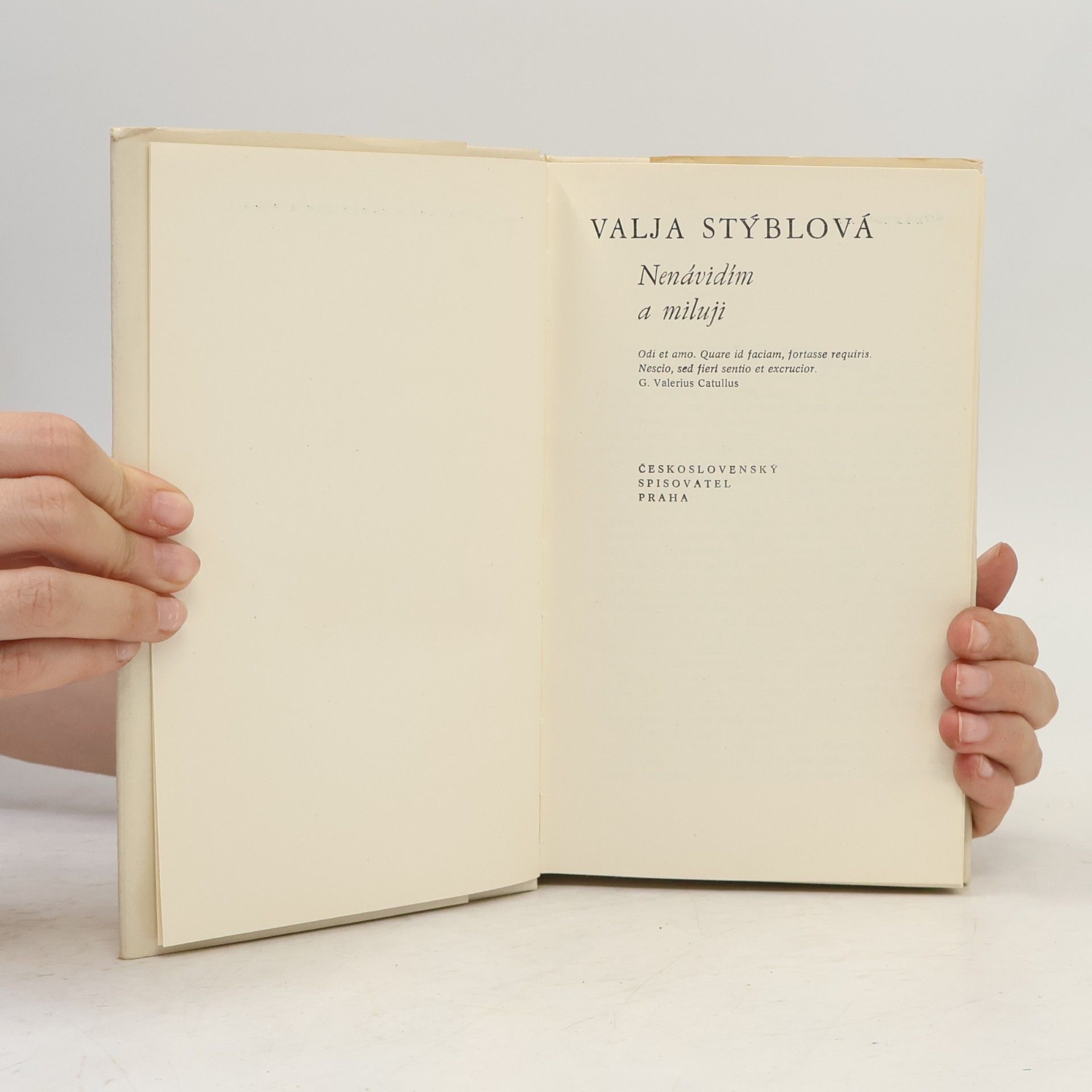 Valja Stýblová Nenávidím a miluji