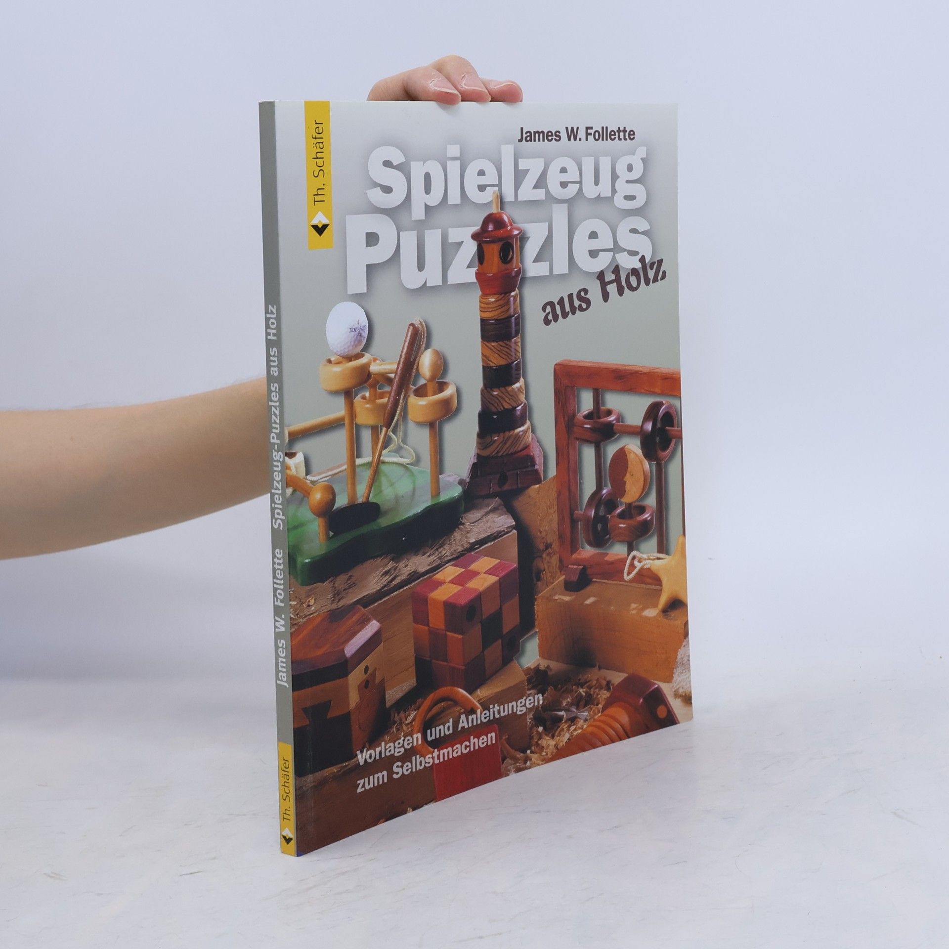 James W. Follette Spielzeug-Puzzles aus Holz