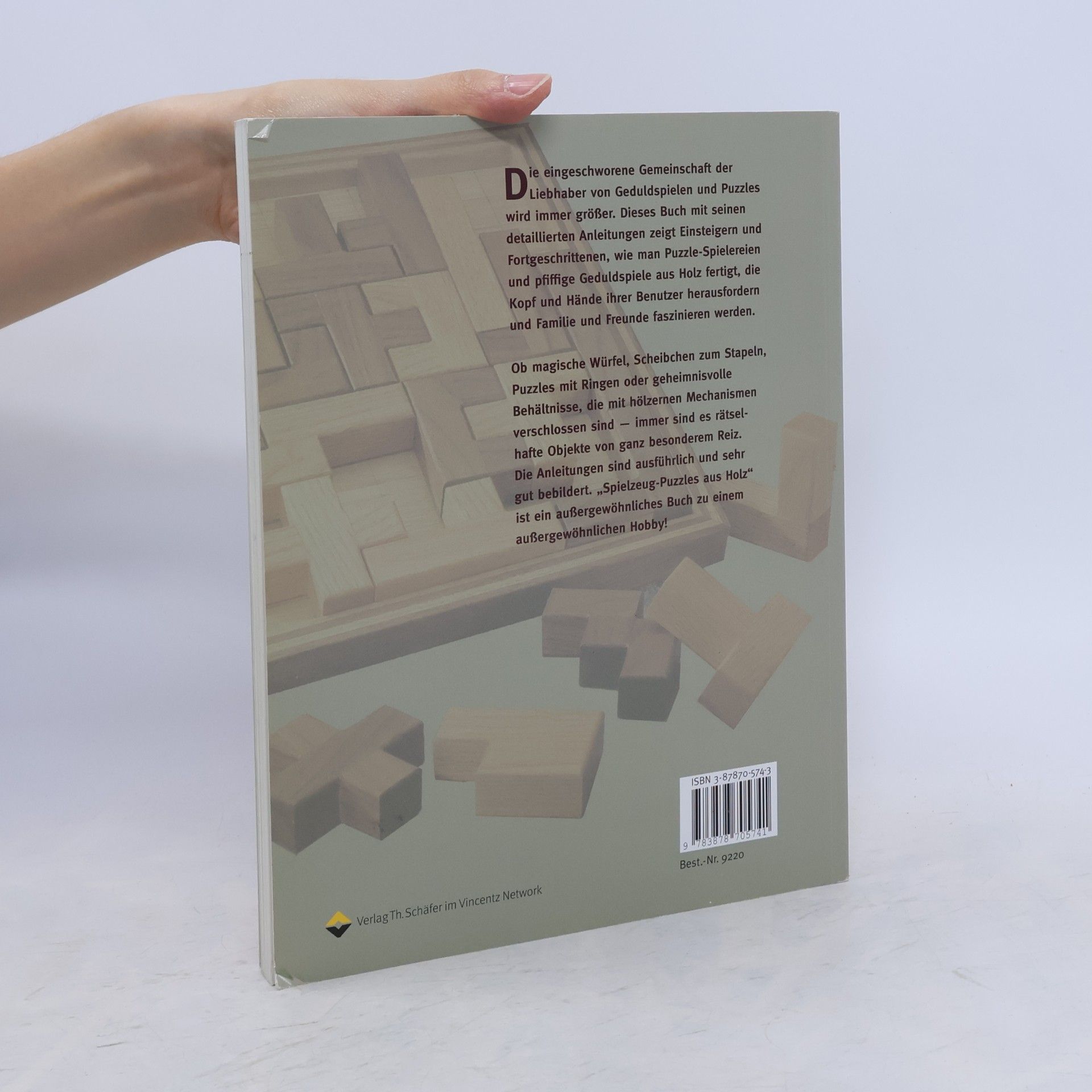 James W. Follette Spielzeug-Puzzles aus Holz