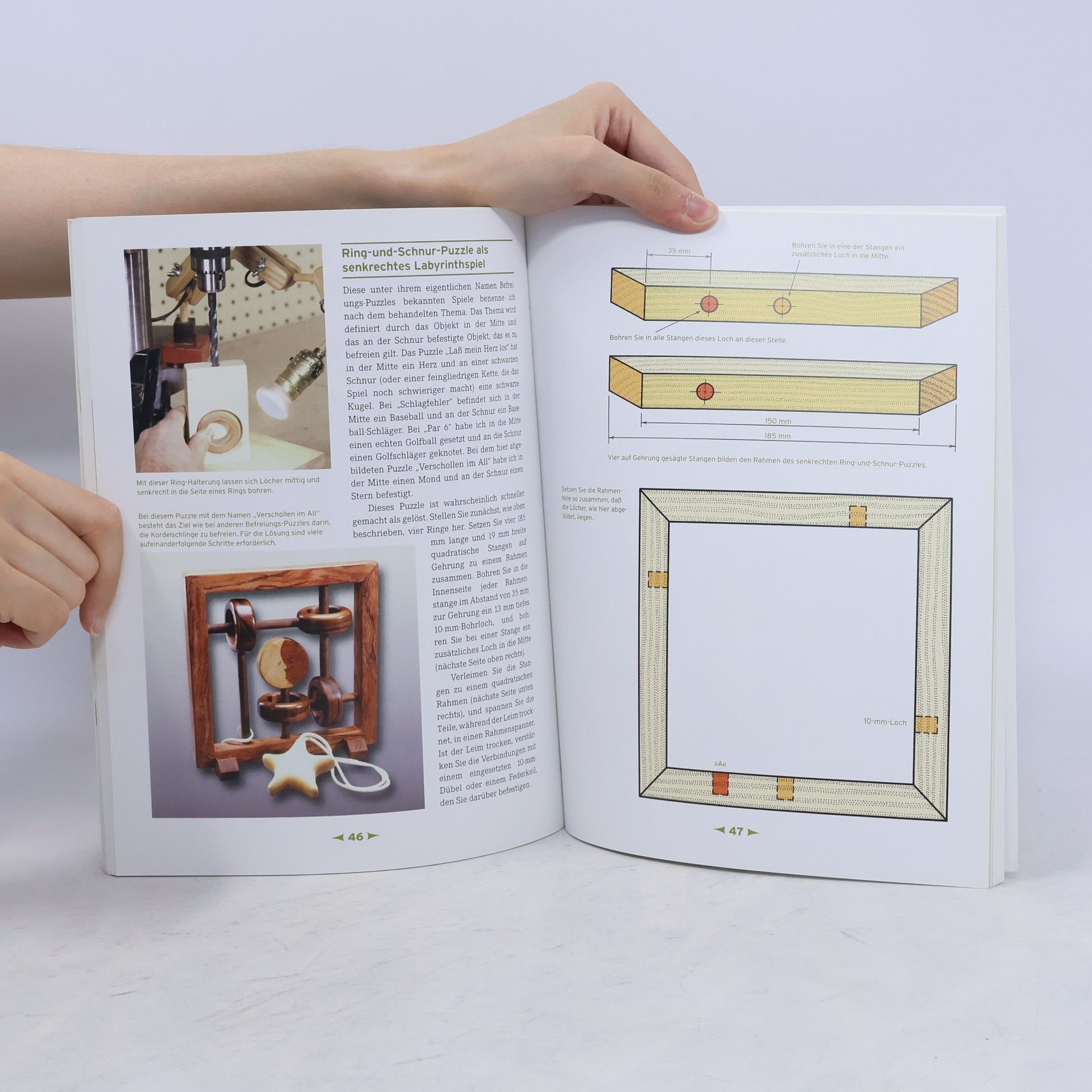 James W. Follette Spielzeug-Puzzles aus Holz