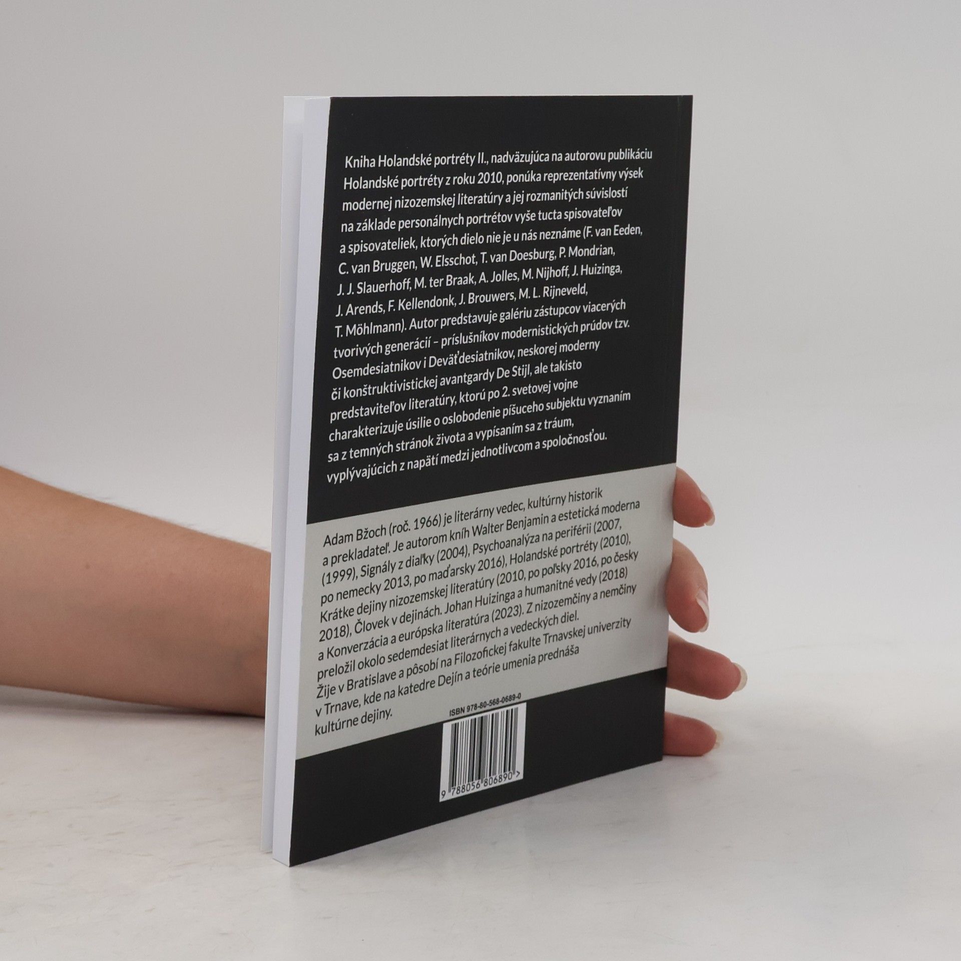 Adam Bžoch Holandské portréty II (štúdie, úvahy a články o nizozemskej literatúre)
