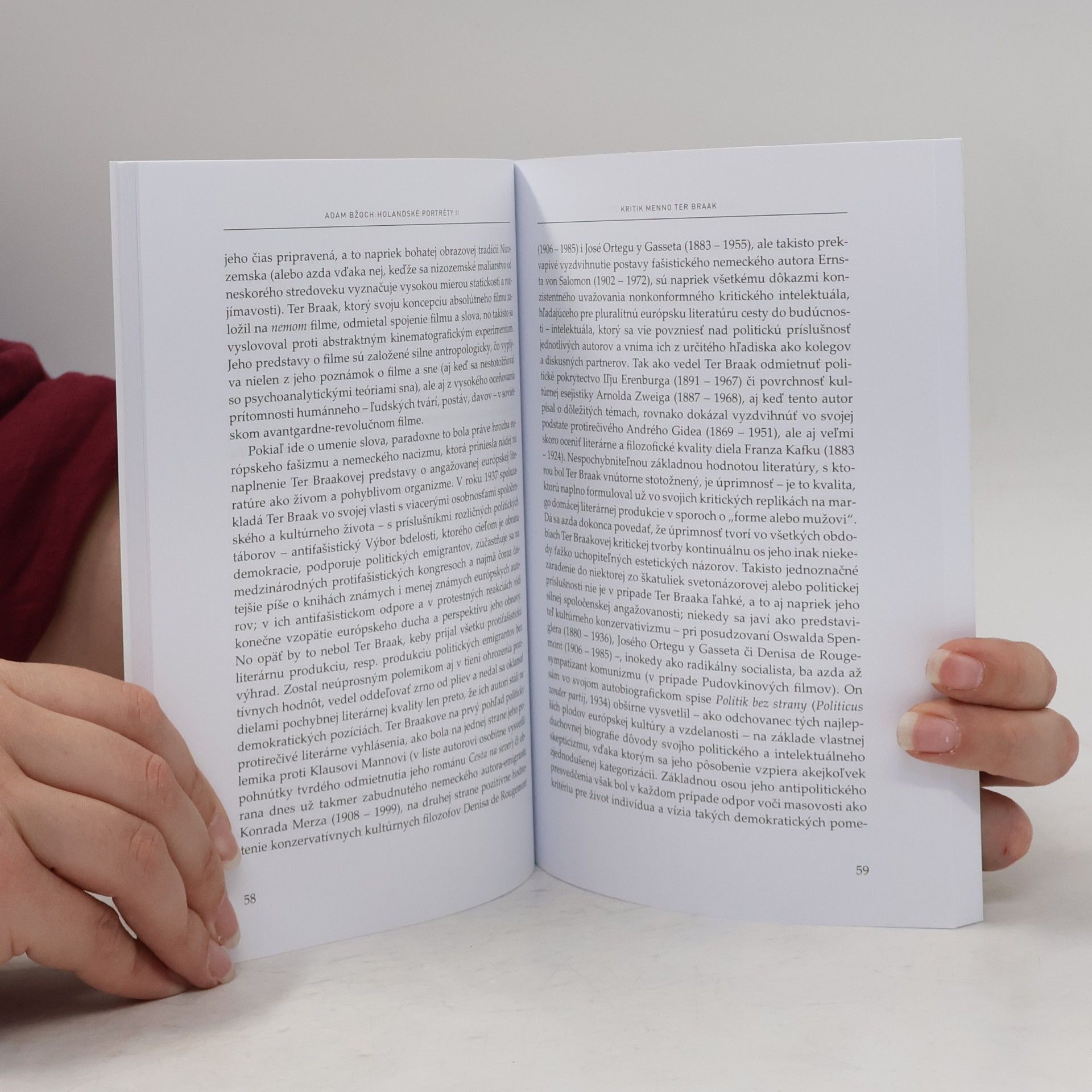 Adam Bžoch Holandské portréty II (štúdie, úvahy a články o nizozemskej literatúre)